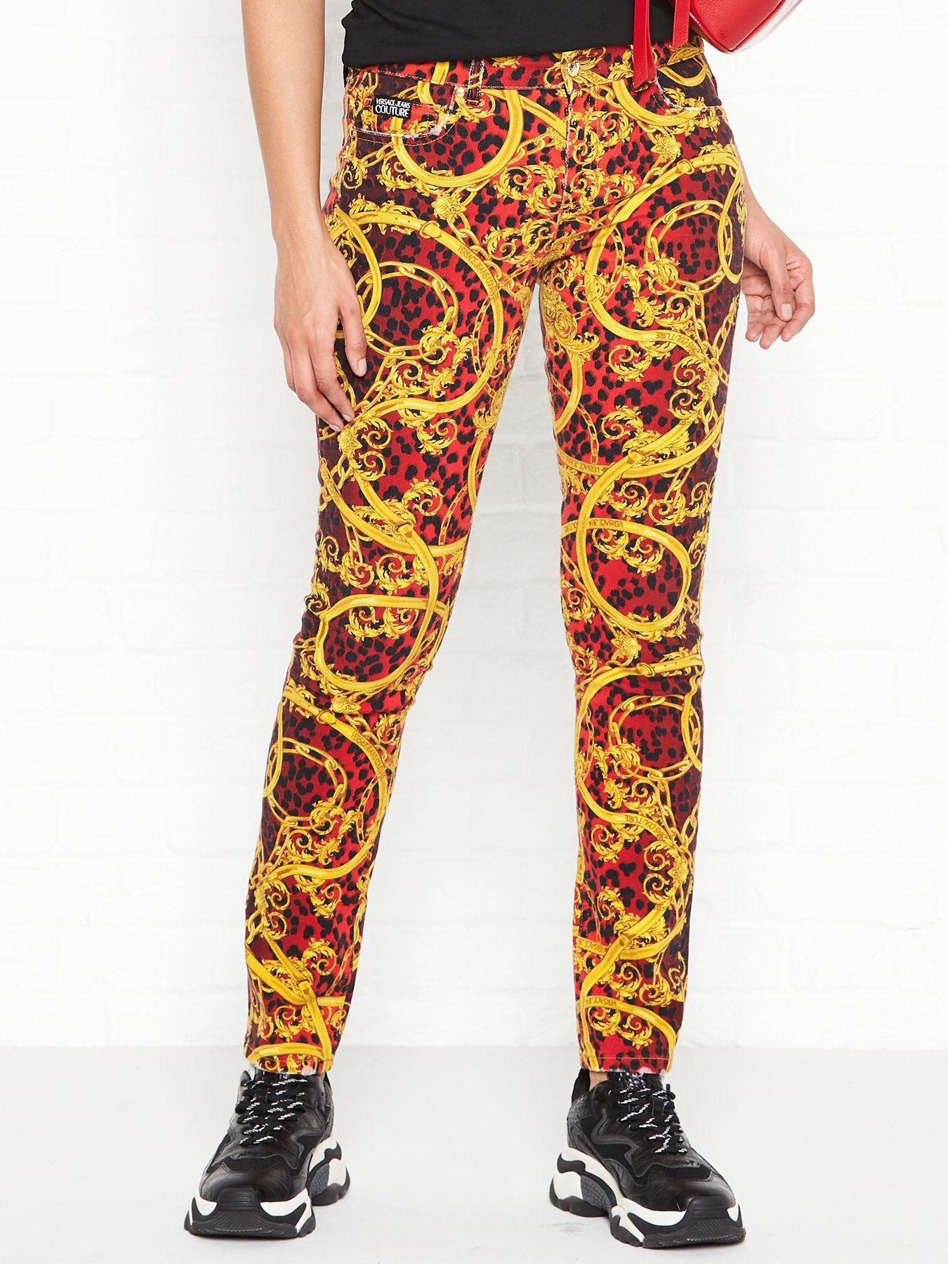 Versace Jeans Couture Leo Chain Print Skinny Jeans review