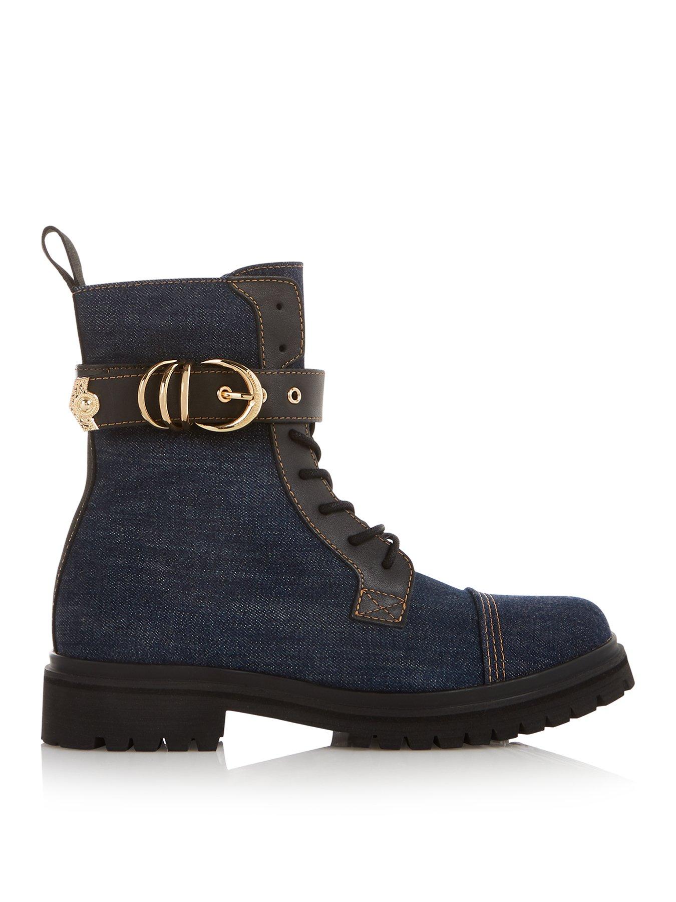 denim ankle boots uk