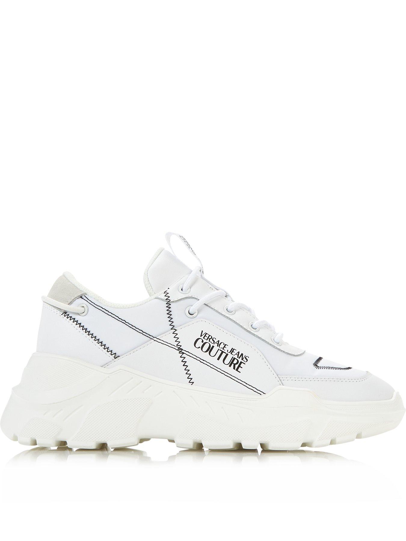 versace jeans trainers white