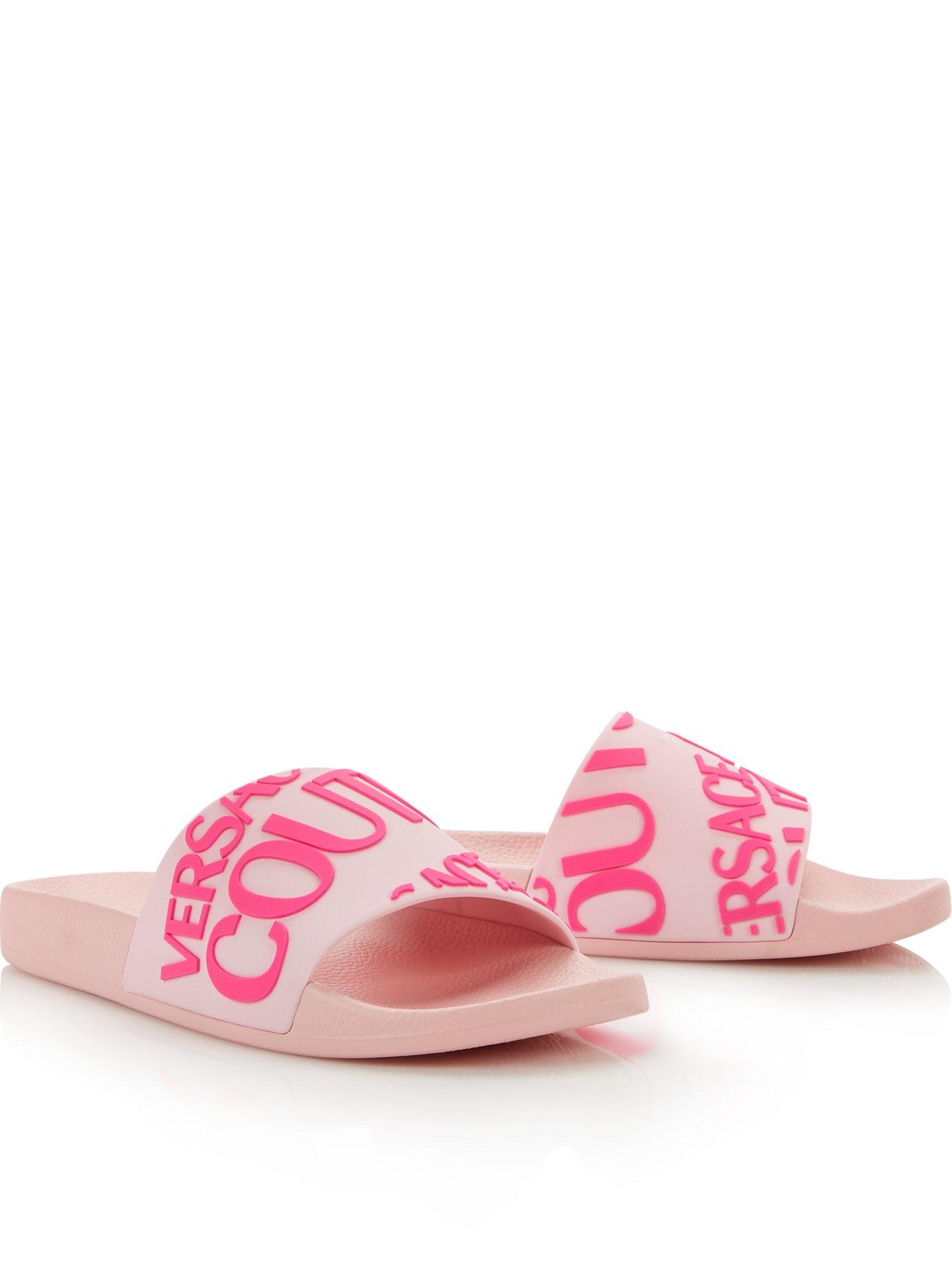 baby pink jeans versace