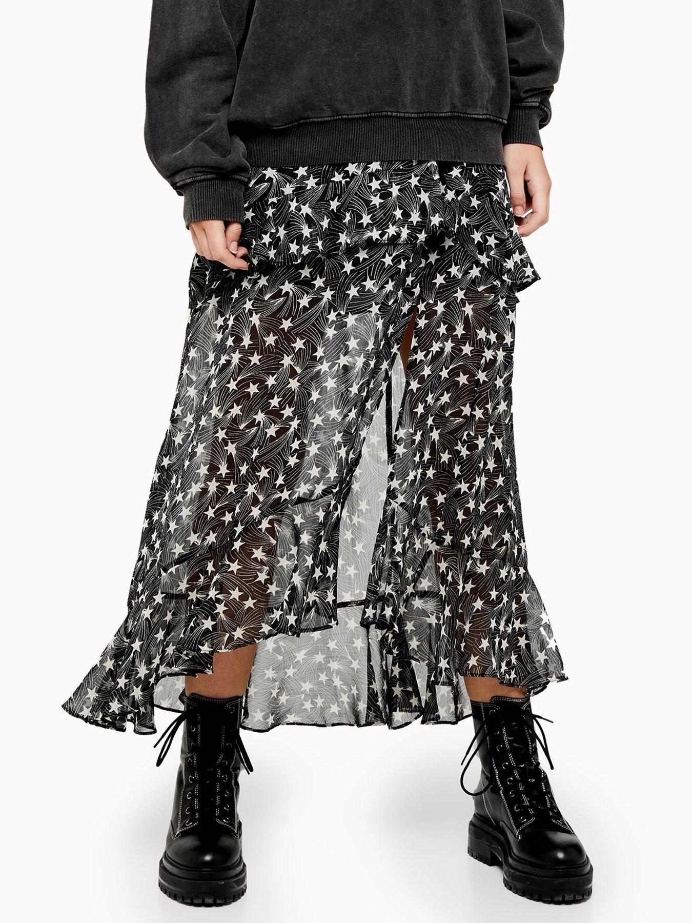 star maxi skirt