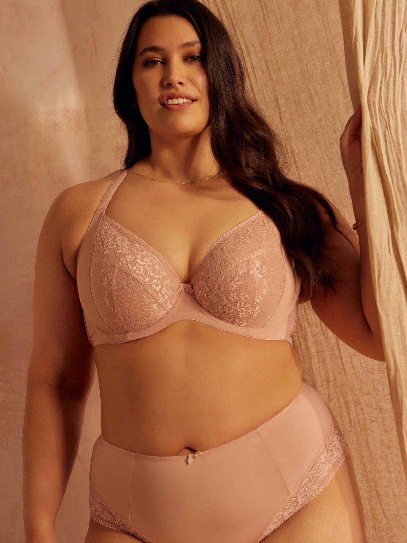 undefined Roxie Plunge Bra - Misty Rose