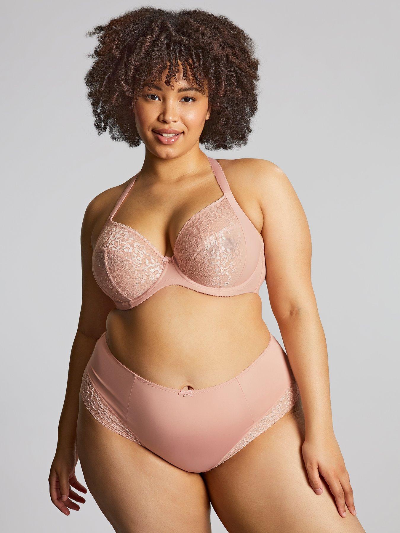 Image 4 of 6 of Sculptresse Roxie Plunge Bra - Misty Rose