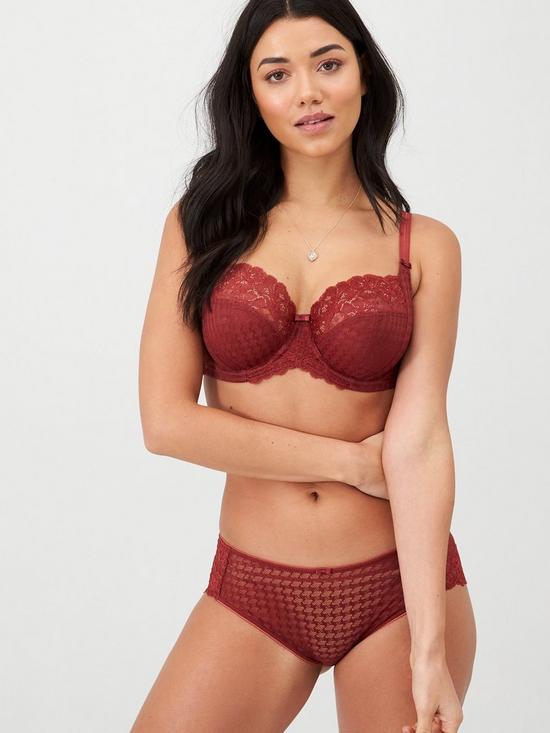 front image of panache-envy-full-cup-bra-rosewood