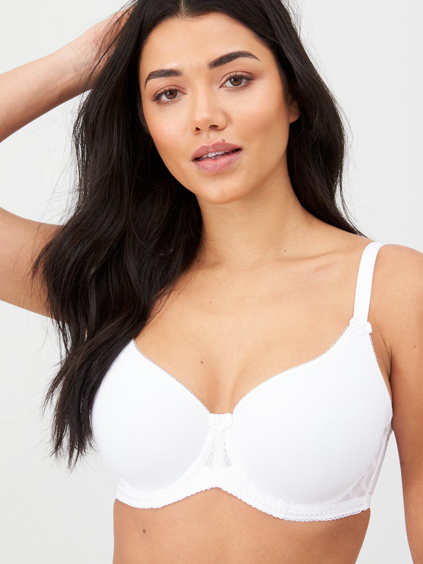 Image 1 of 4 of Panache Cari Moulded Spacer T-Shirt Bra - White