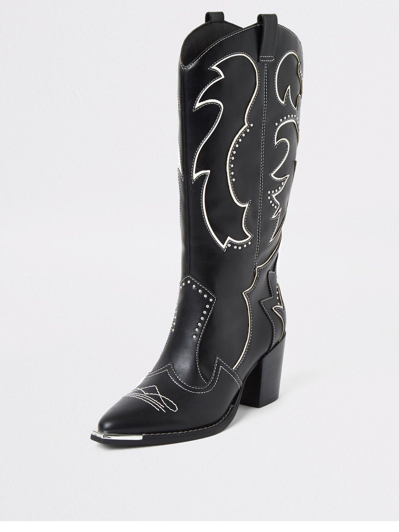 knee high cowboy boots uk