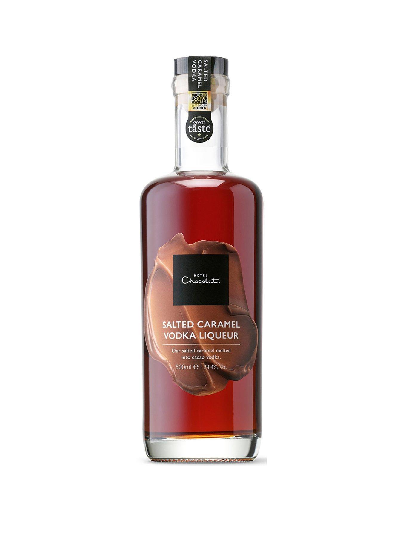 Image 1 of 3 of Hotel Chocolat Salted Caramel Cocoa Vodka Liqueur - 50cl