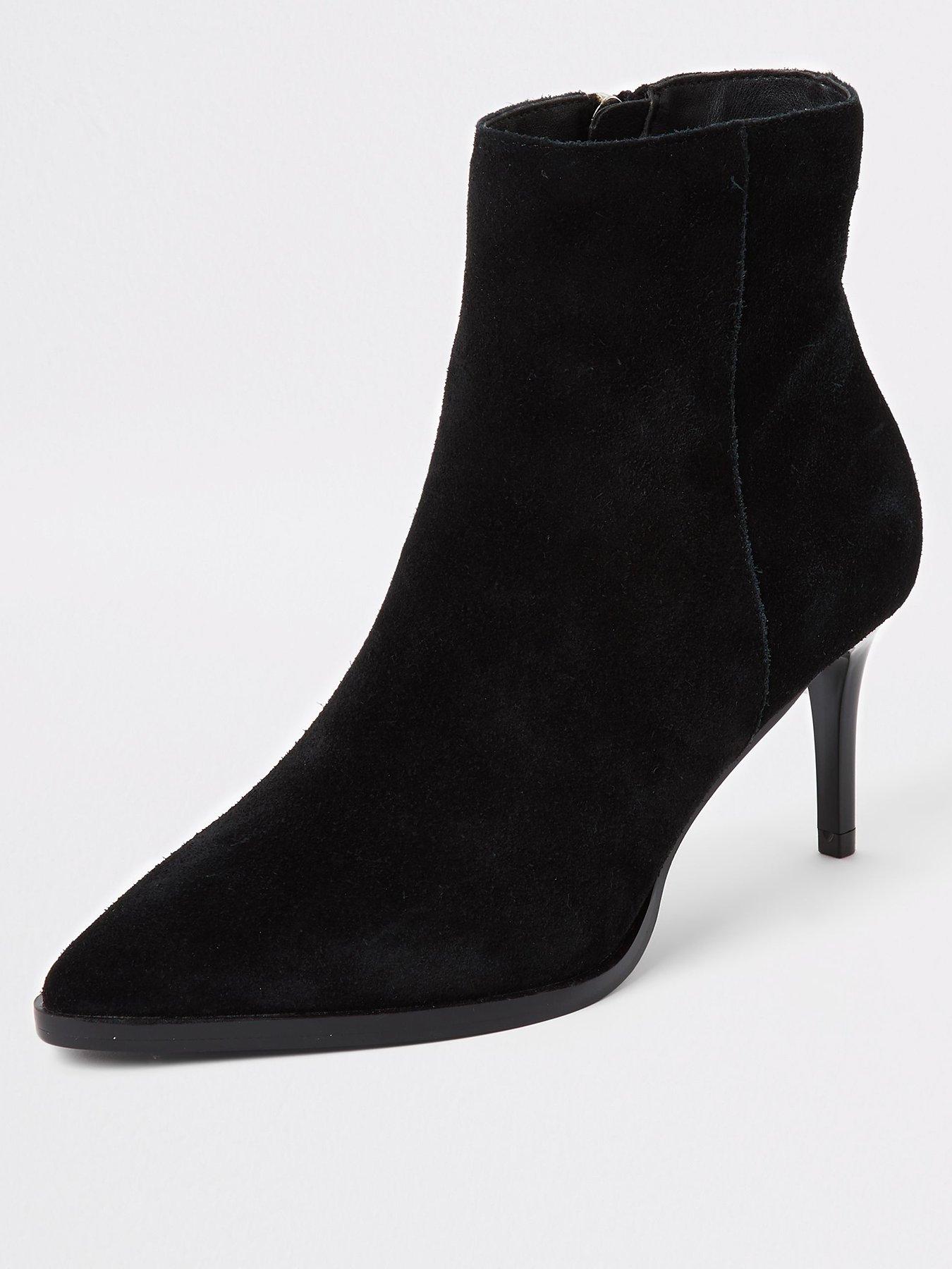 skinny heel ankle boots