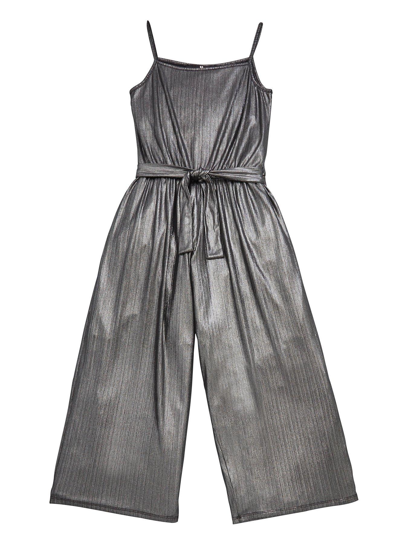 V By Very Girls Strappy Metallic Jumpsuit review