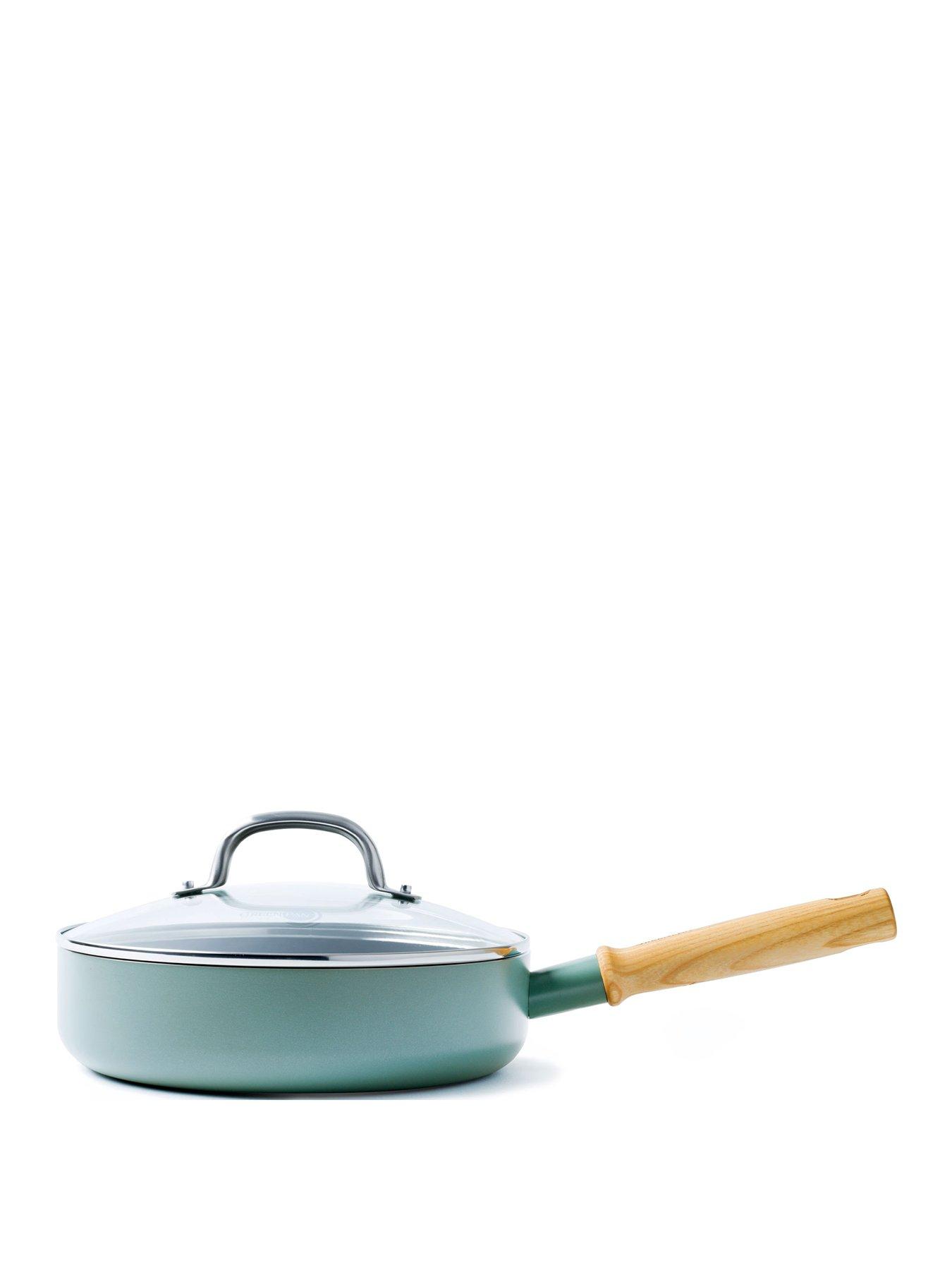 GreenPan Mayflower Ceramic NonStick 24 cm Skillet with Lid very.co.uk