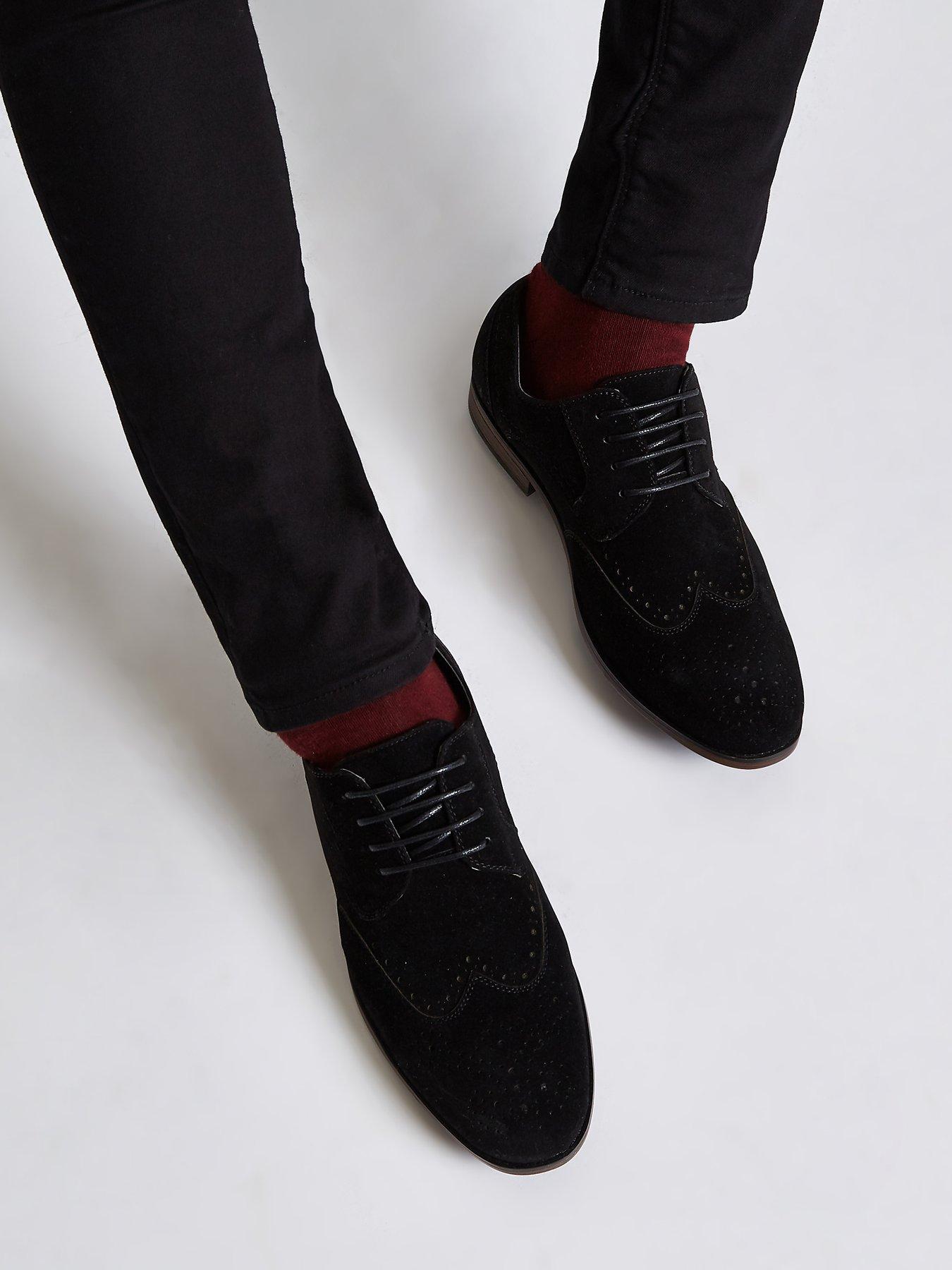 river island suede brogues