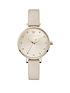 amanda-walker-amanda-walker-florence-champagne-gold-sunray-dial-nude-leather-strap-ladies-watchfront