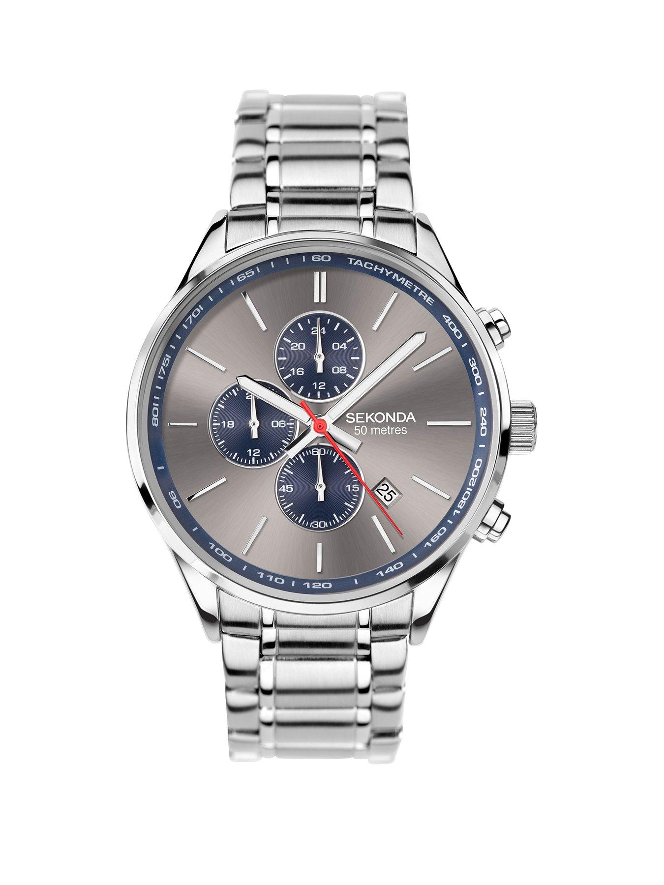 sekonda digital dual time watch