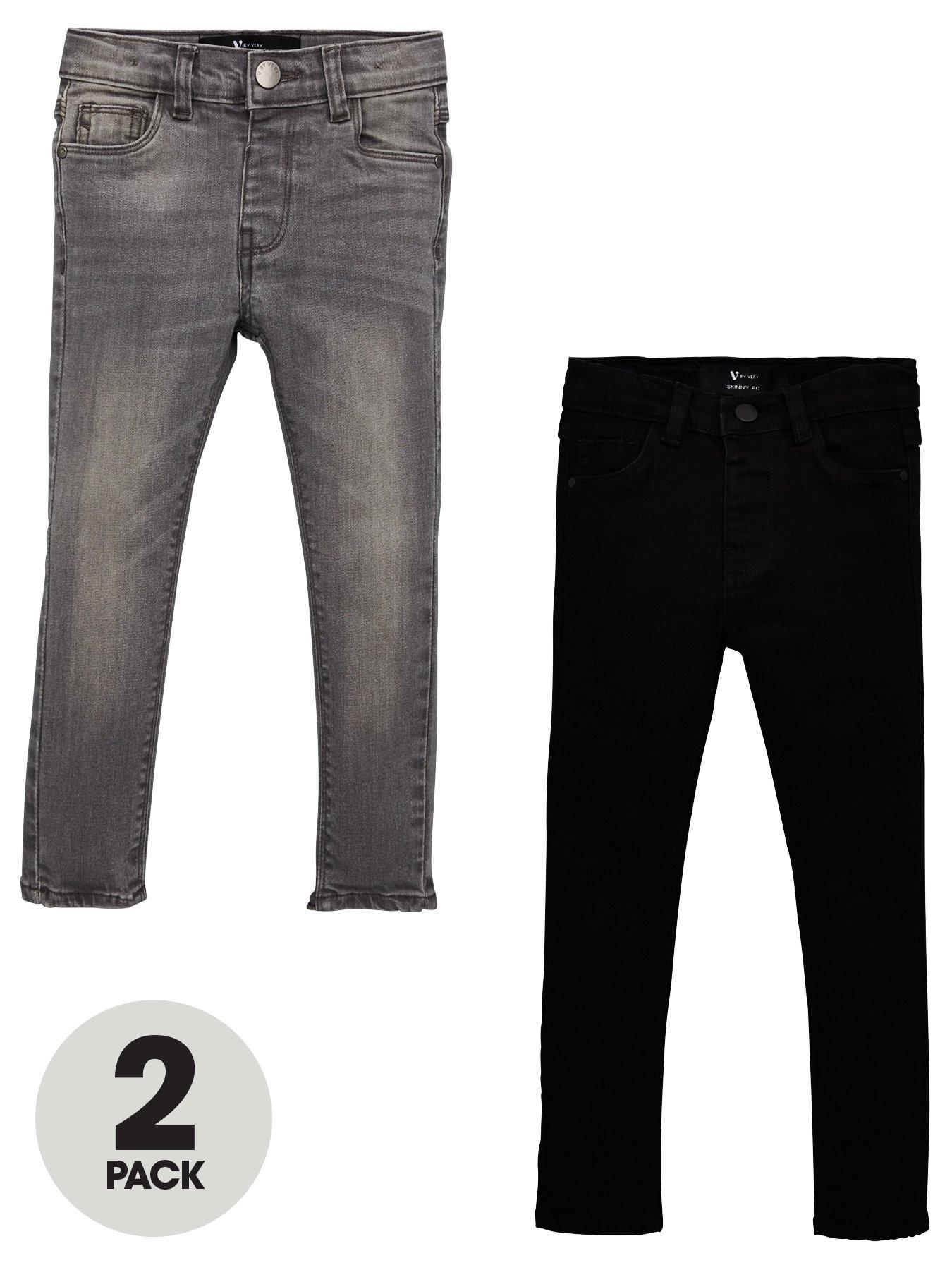 Pack Skinny Jeans - Black/Grey 