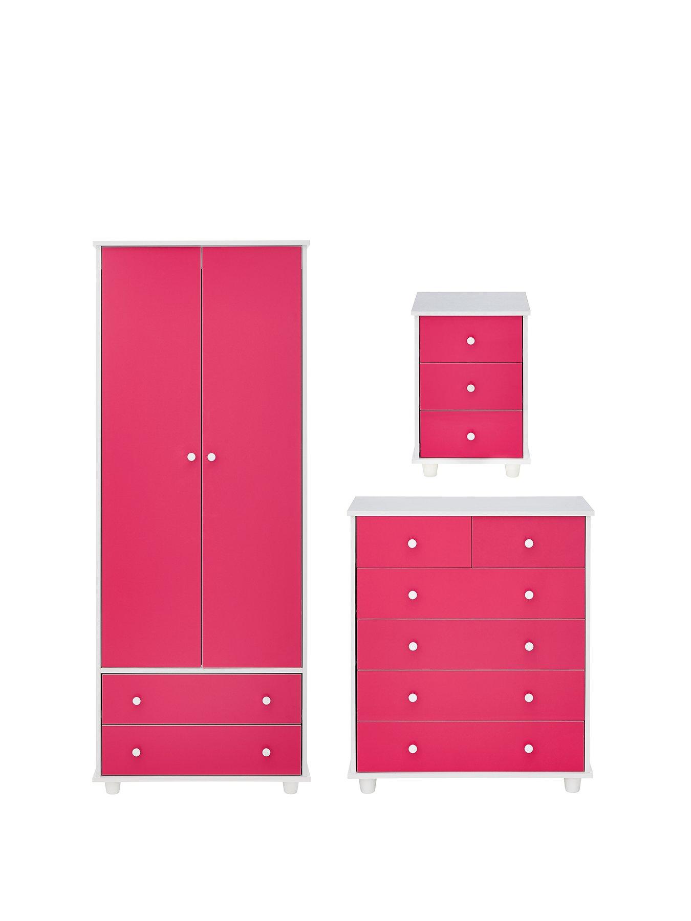kids wardrobe and chest of drawers