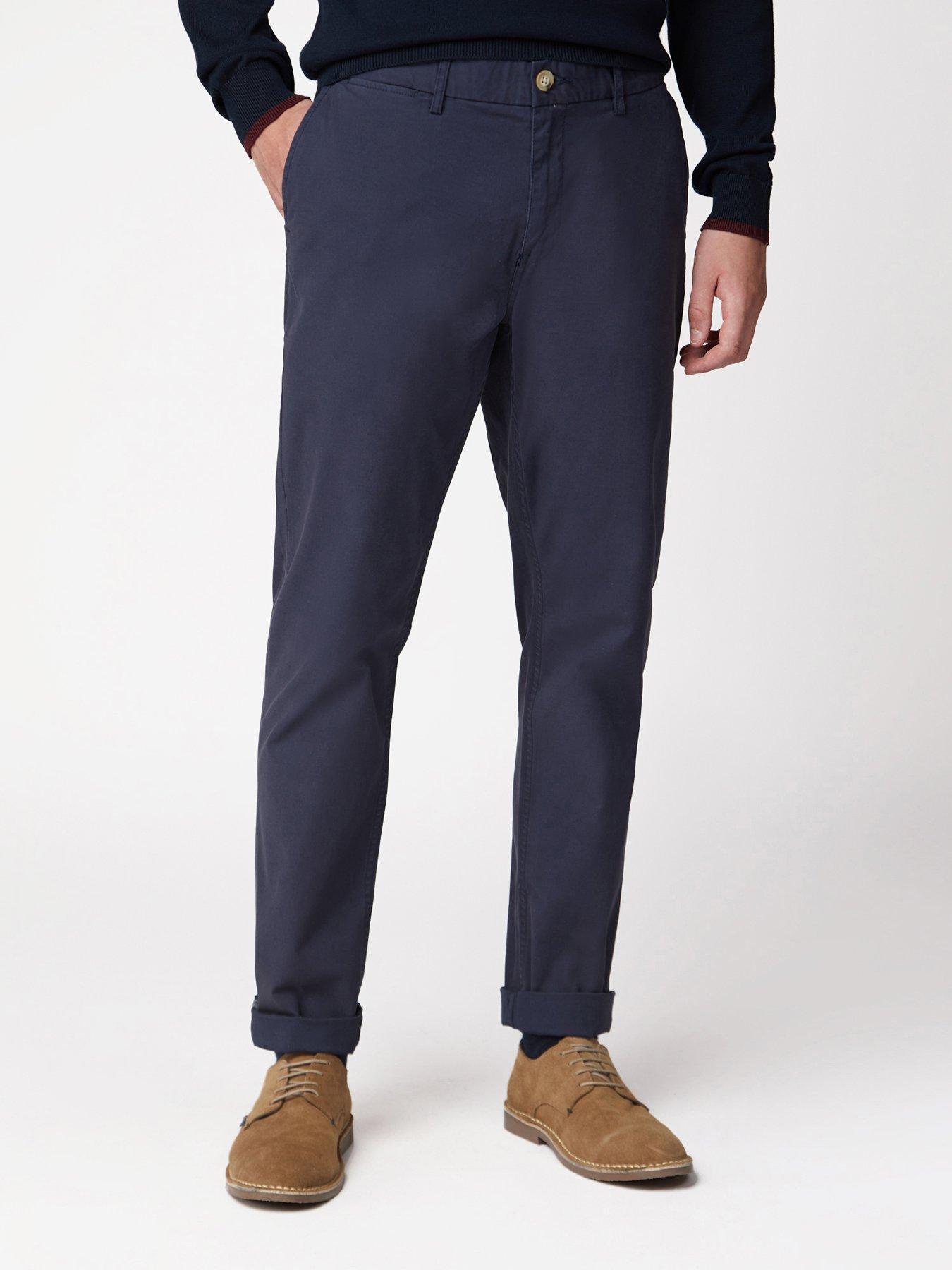 dark navy chinos mens