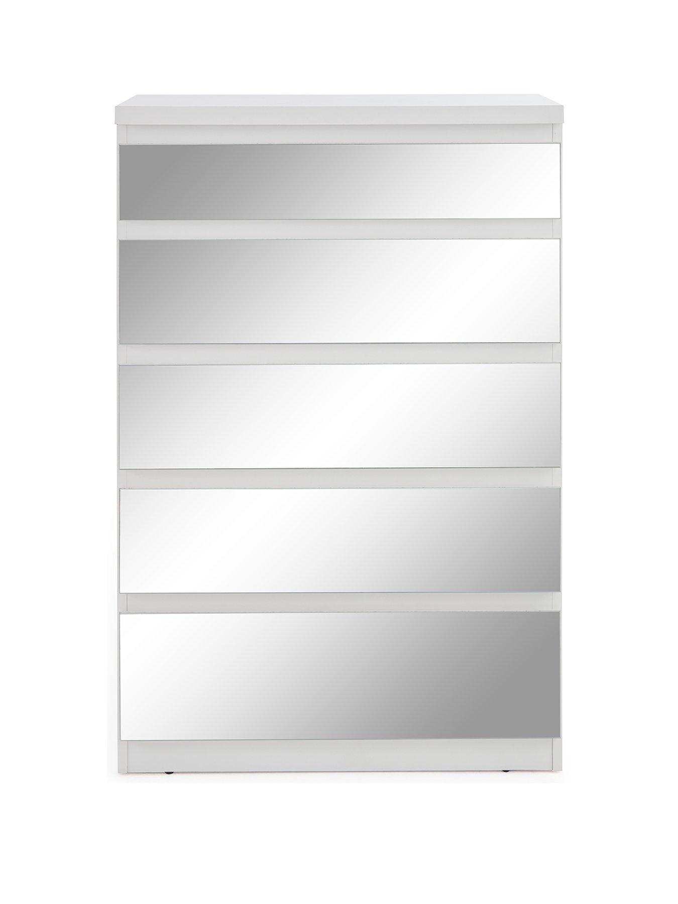 Image 2 of 7 of Very Home Prague Mirror 5 Drawer Chest&nbsp;- FSC&reg; Certified