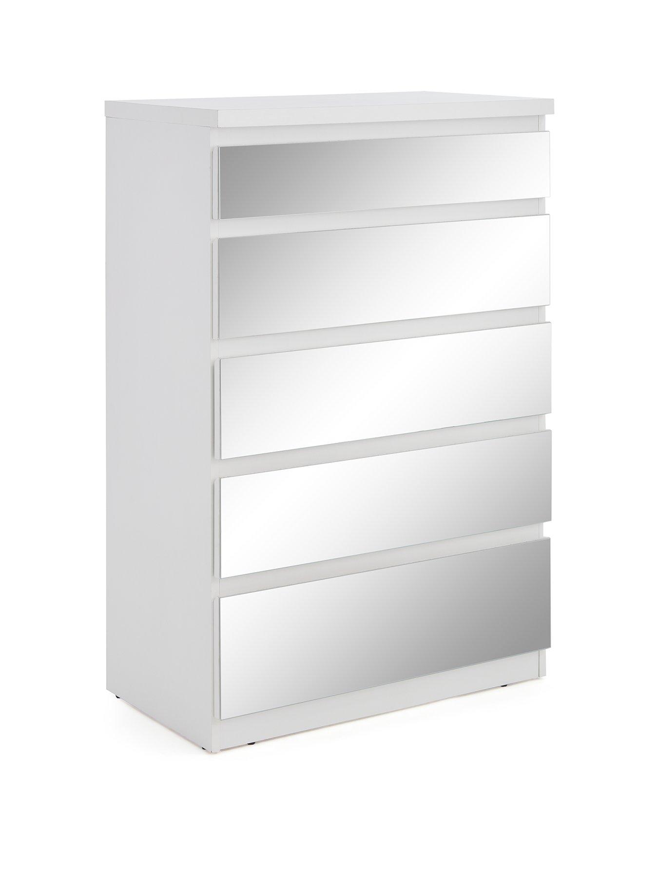 Image 3 of 7 of Very Home Prague Mirror 5 Drawer Chest&nbsp;- FSC&reg; Certified
