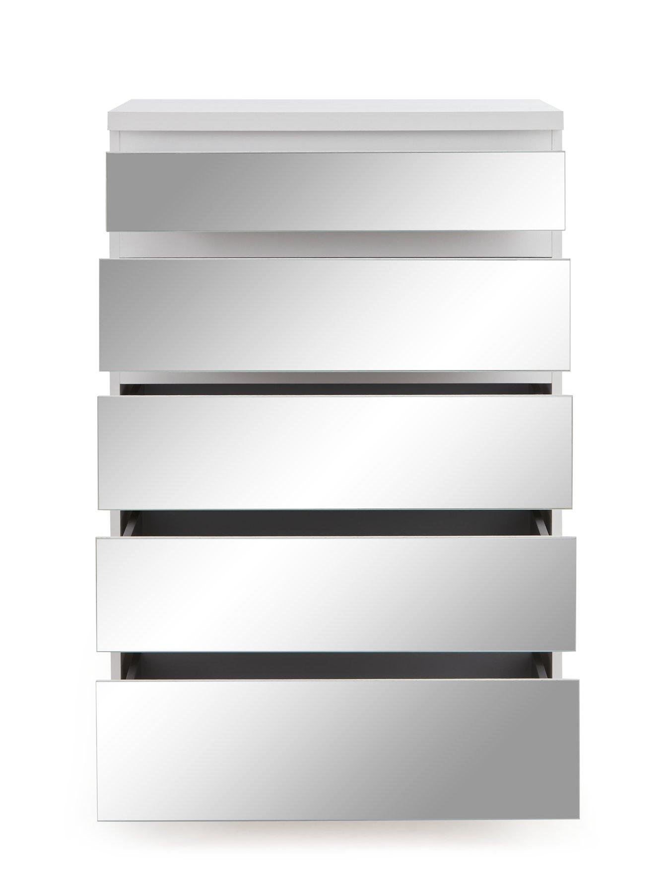 Image 4 of 7 of Very Home Prague Mirror 5 Drawer Chest&nbsp;- FSC&reg; Certified