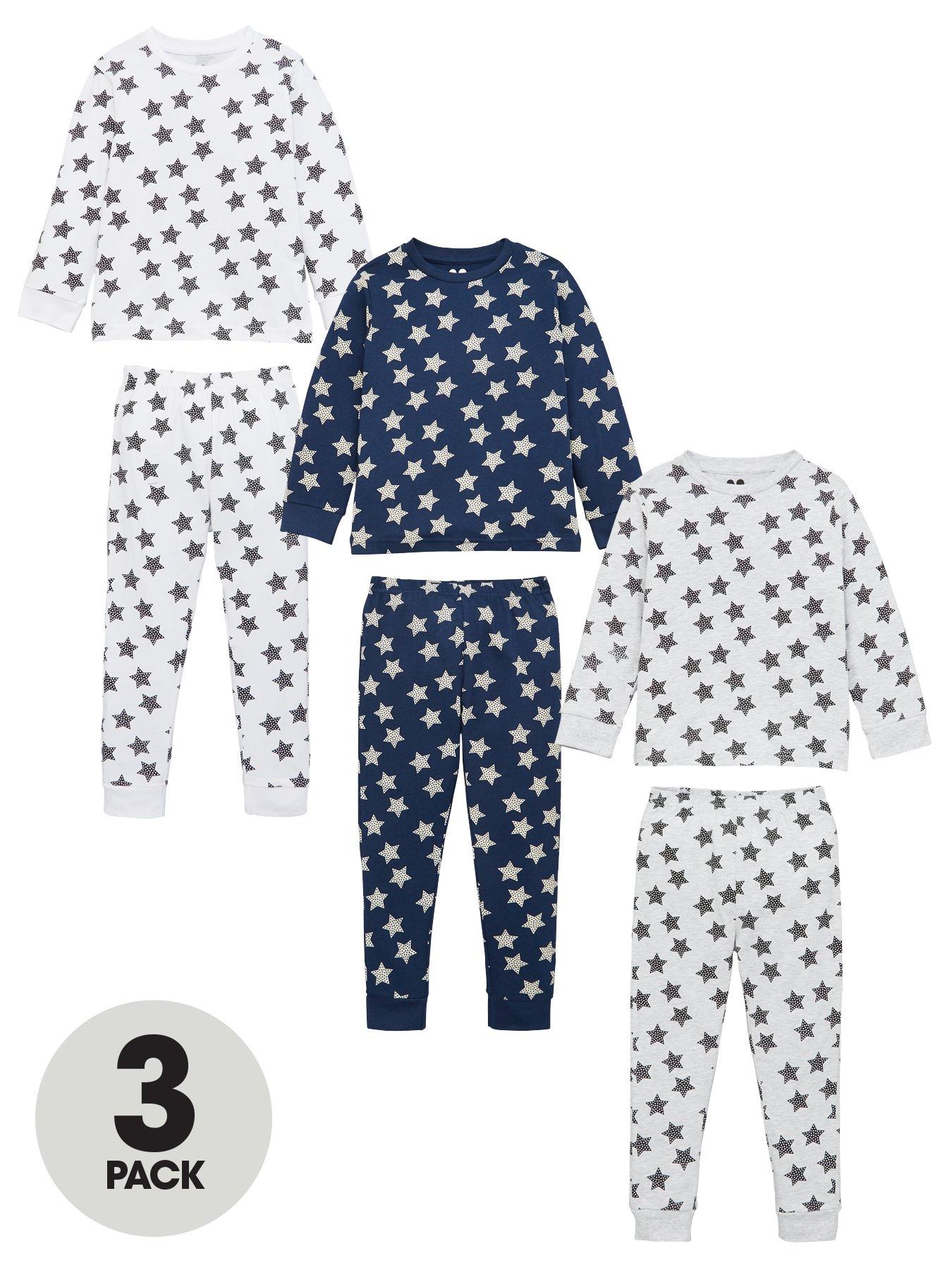 V By Very 3 Pack Star Pyjamas review