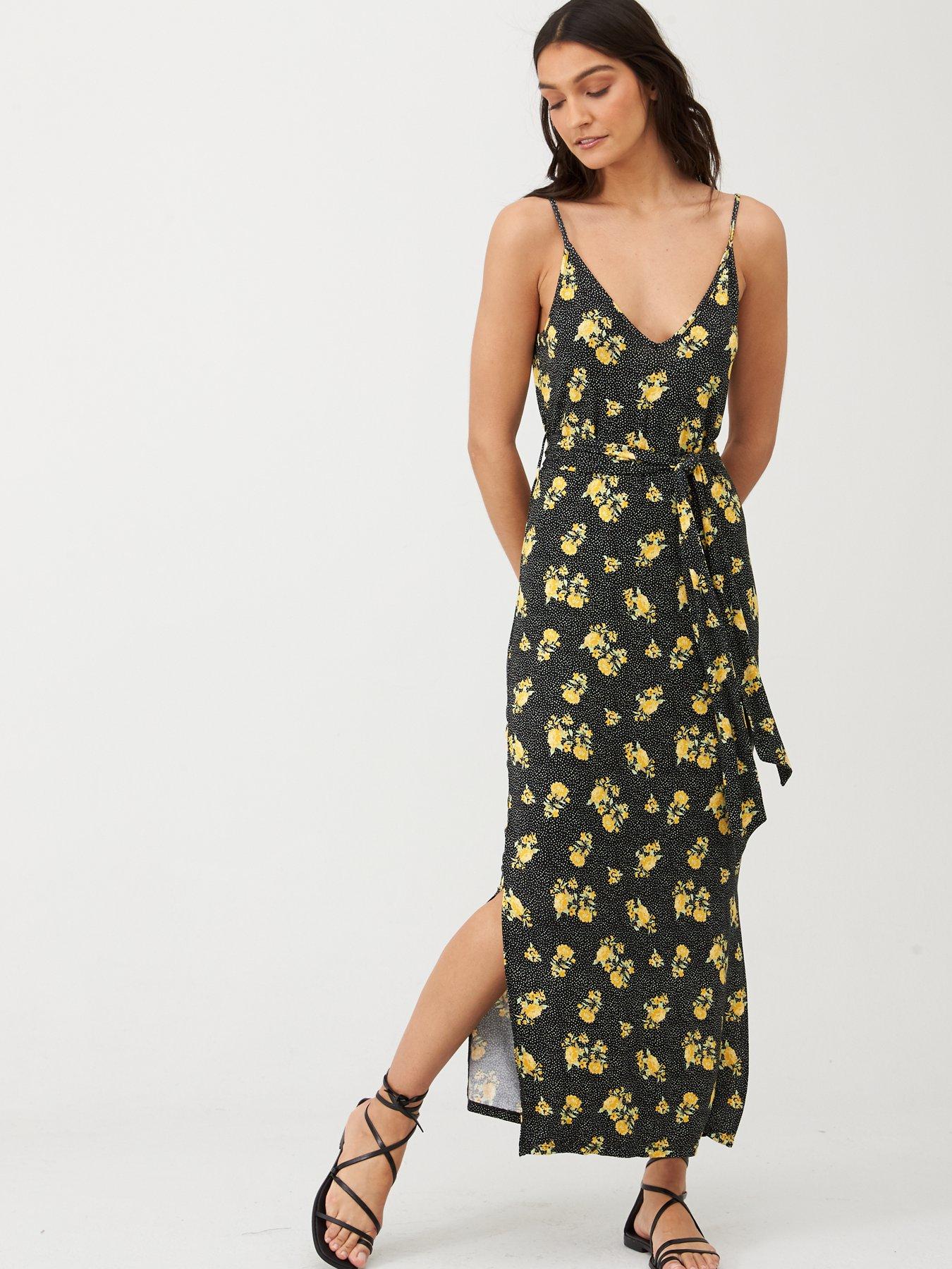 strappy midi dress uk