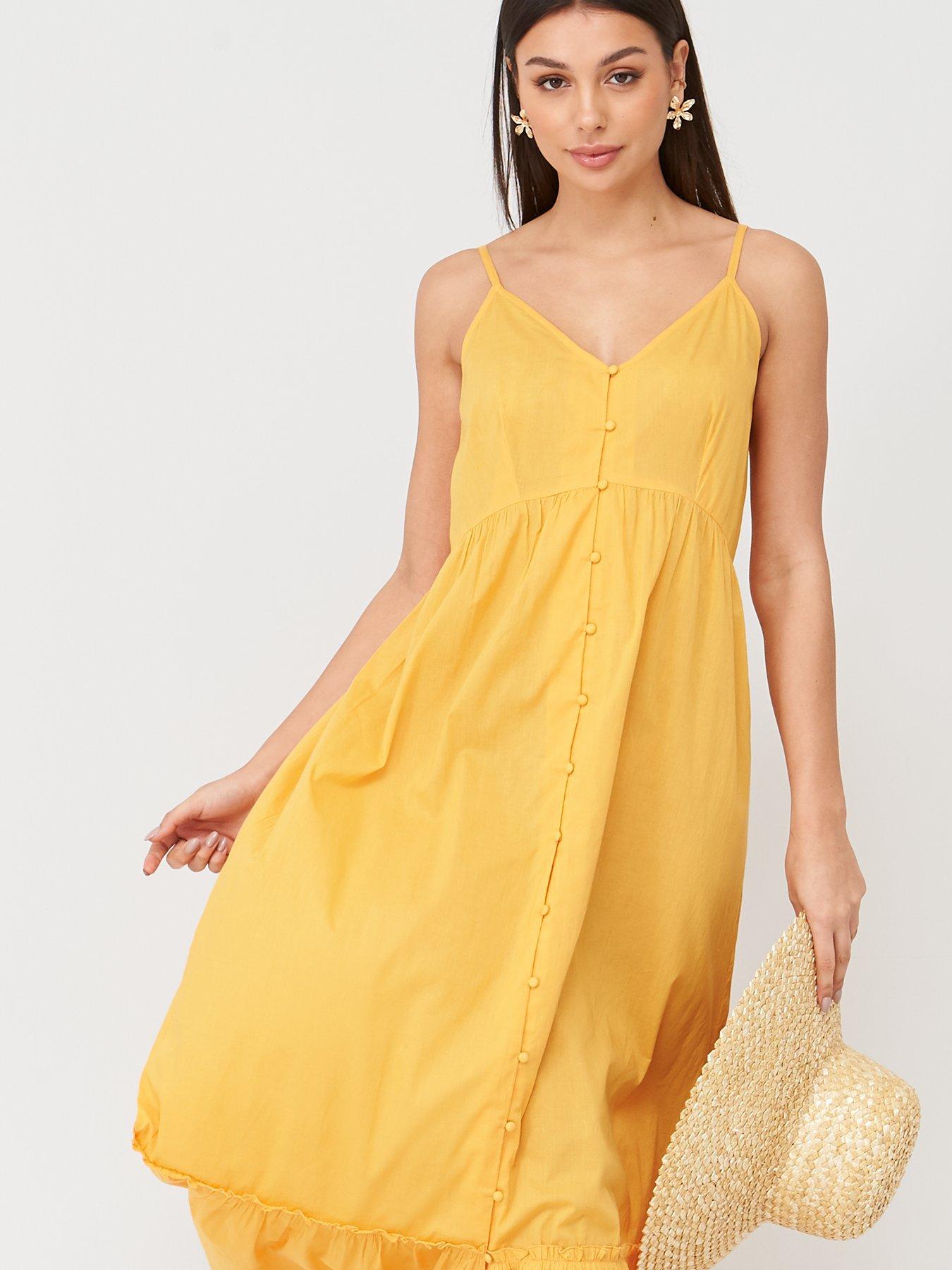 very yellow dress