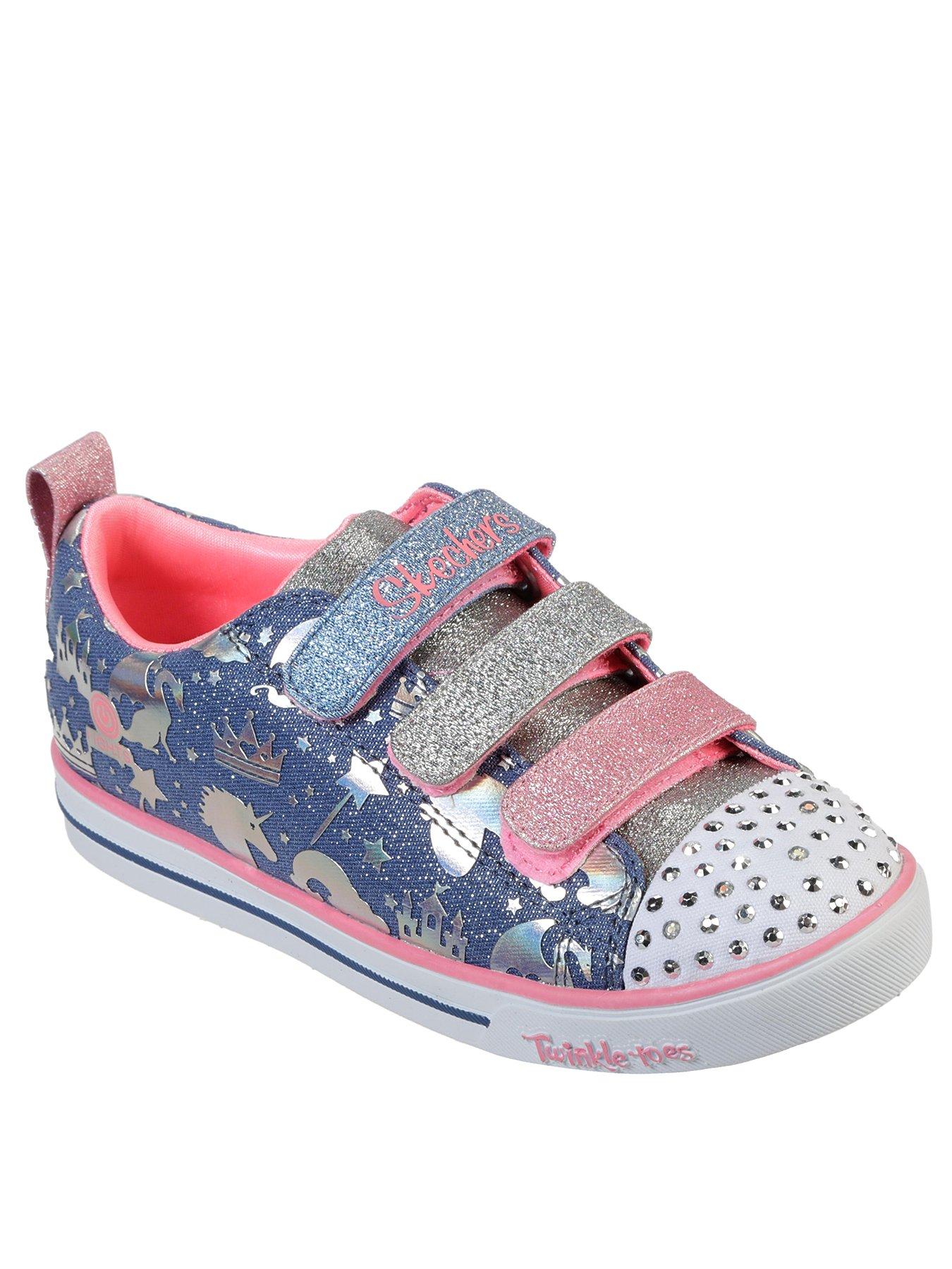 skechers shorts kids purple