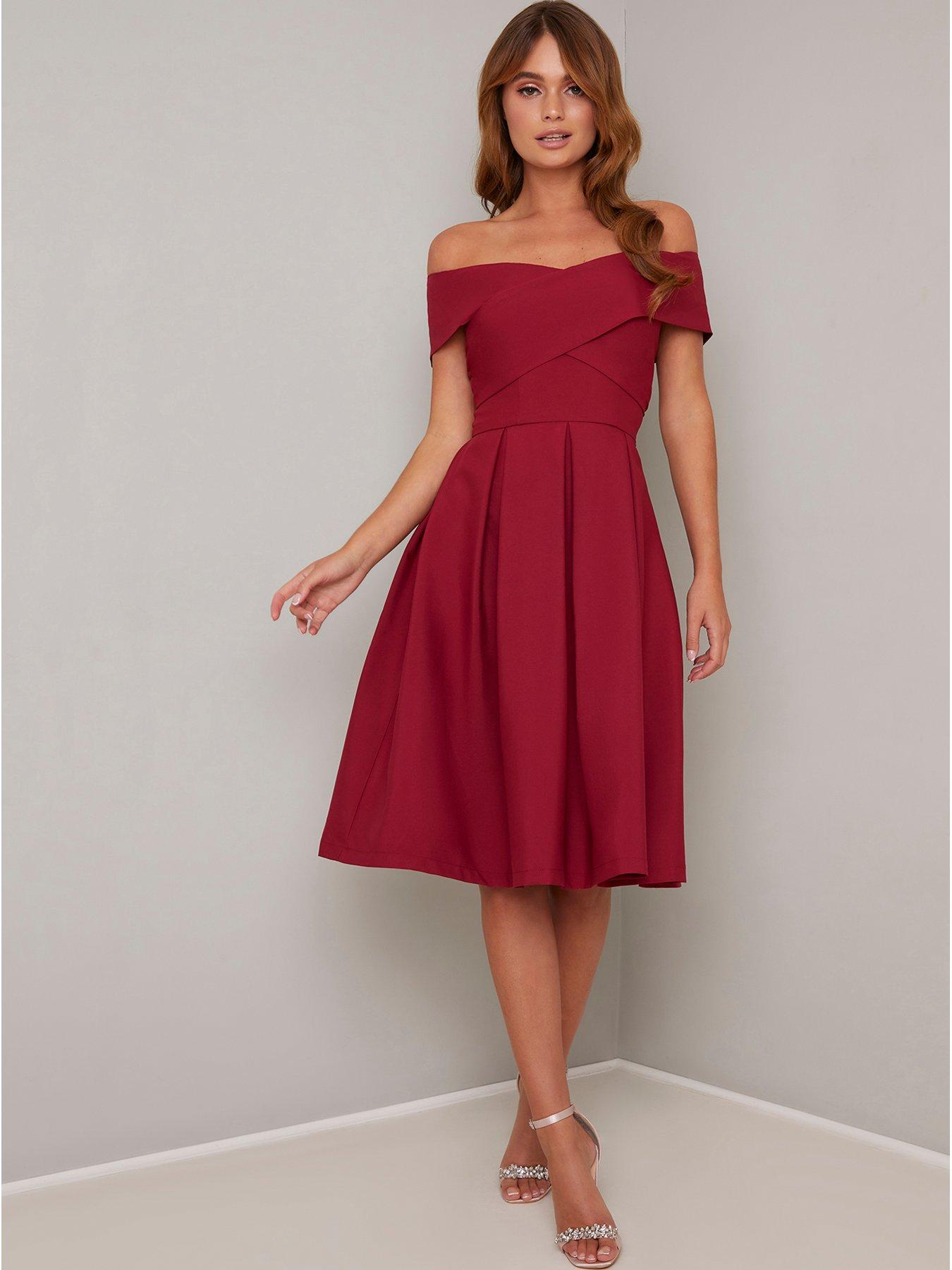 chichi london red dress