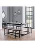  image of julian-bowen-staten-120-cm-dining-table-2-benches