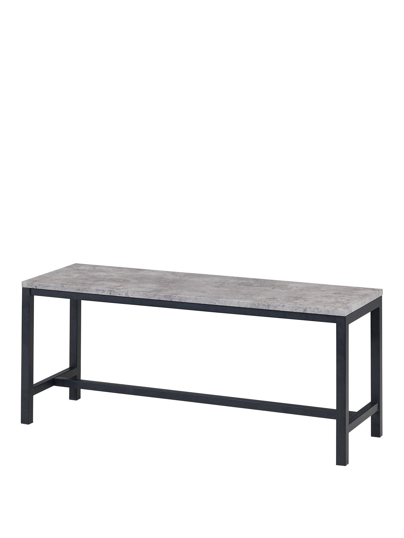 Image 3 of 4 of Julian Bowen Staten 120 cm Dining Table + 2 Benches