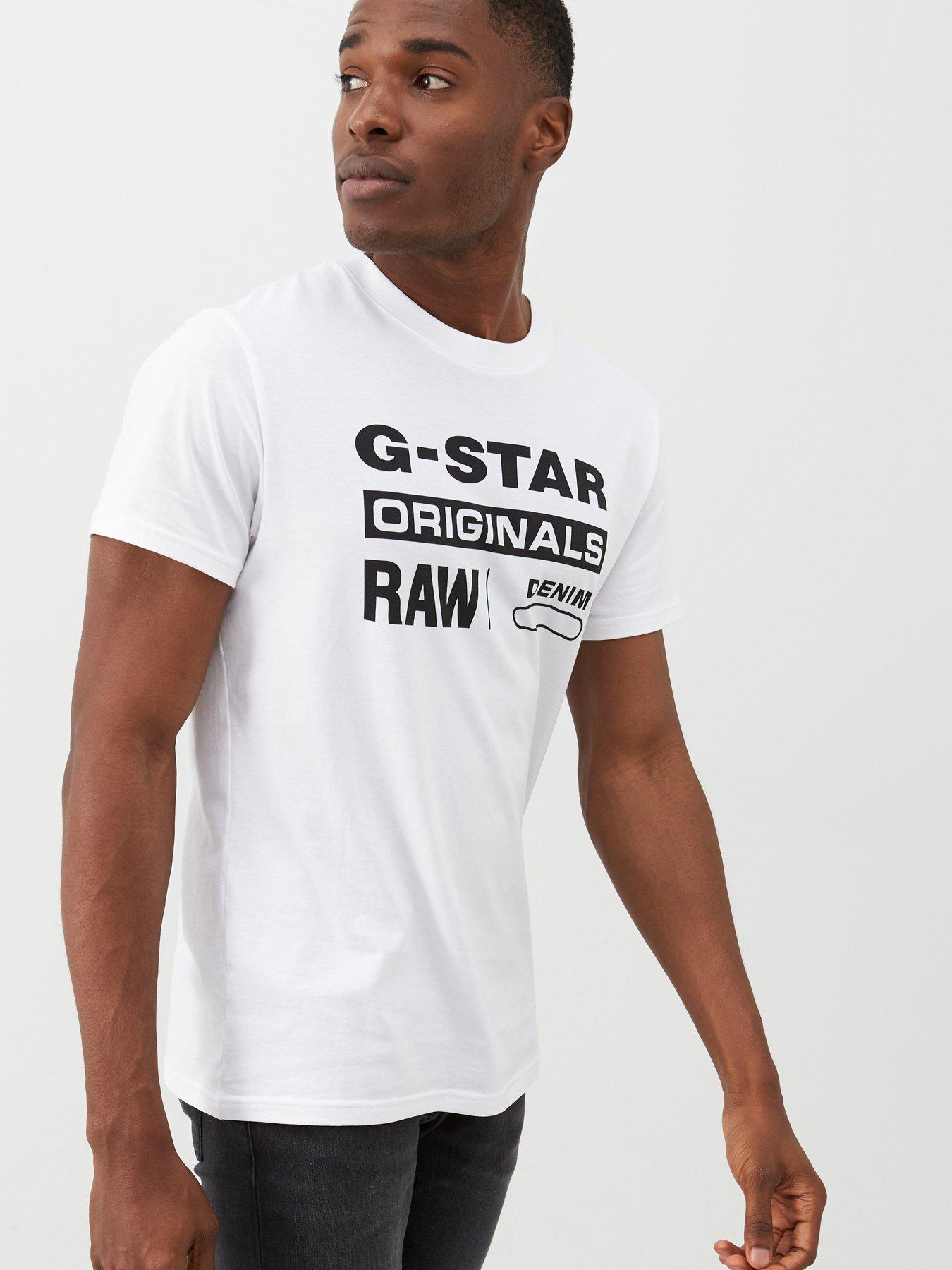 g star white shirt