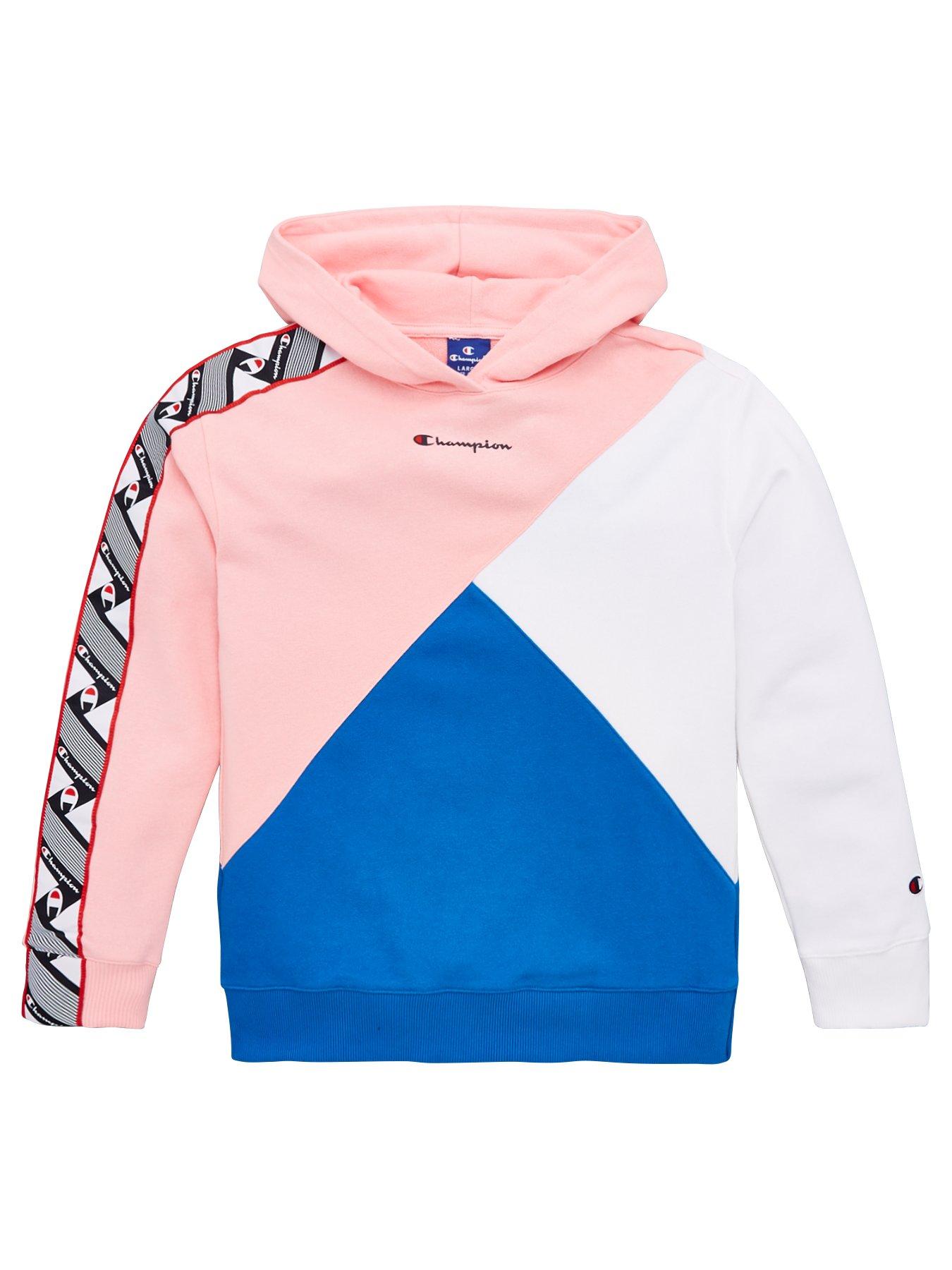 girls pink champion hoodie