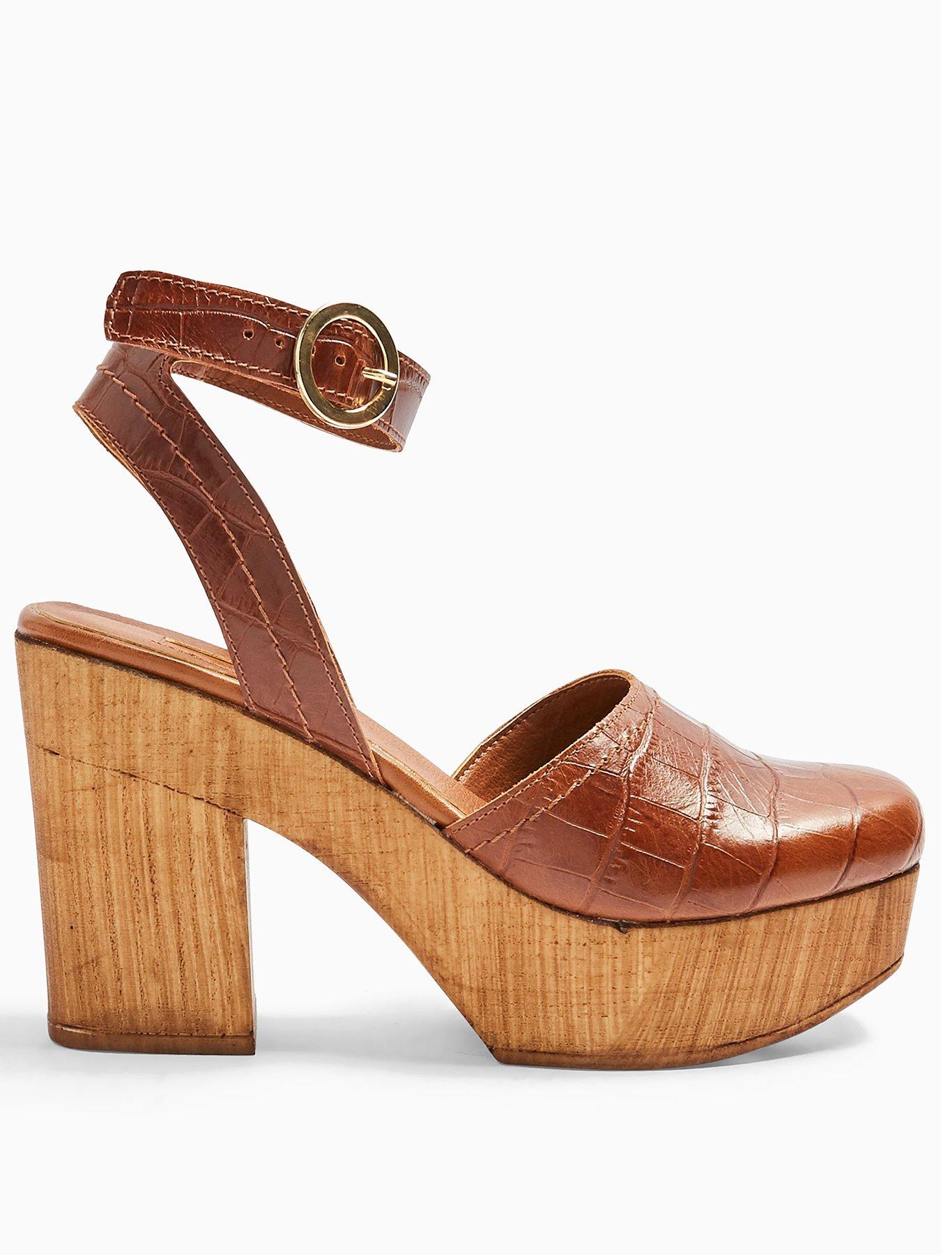 ankle strap clog