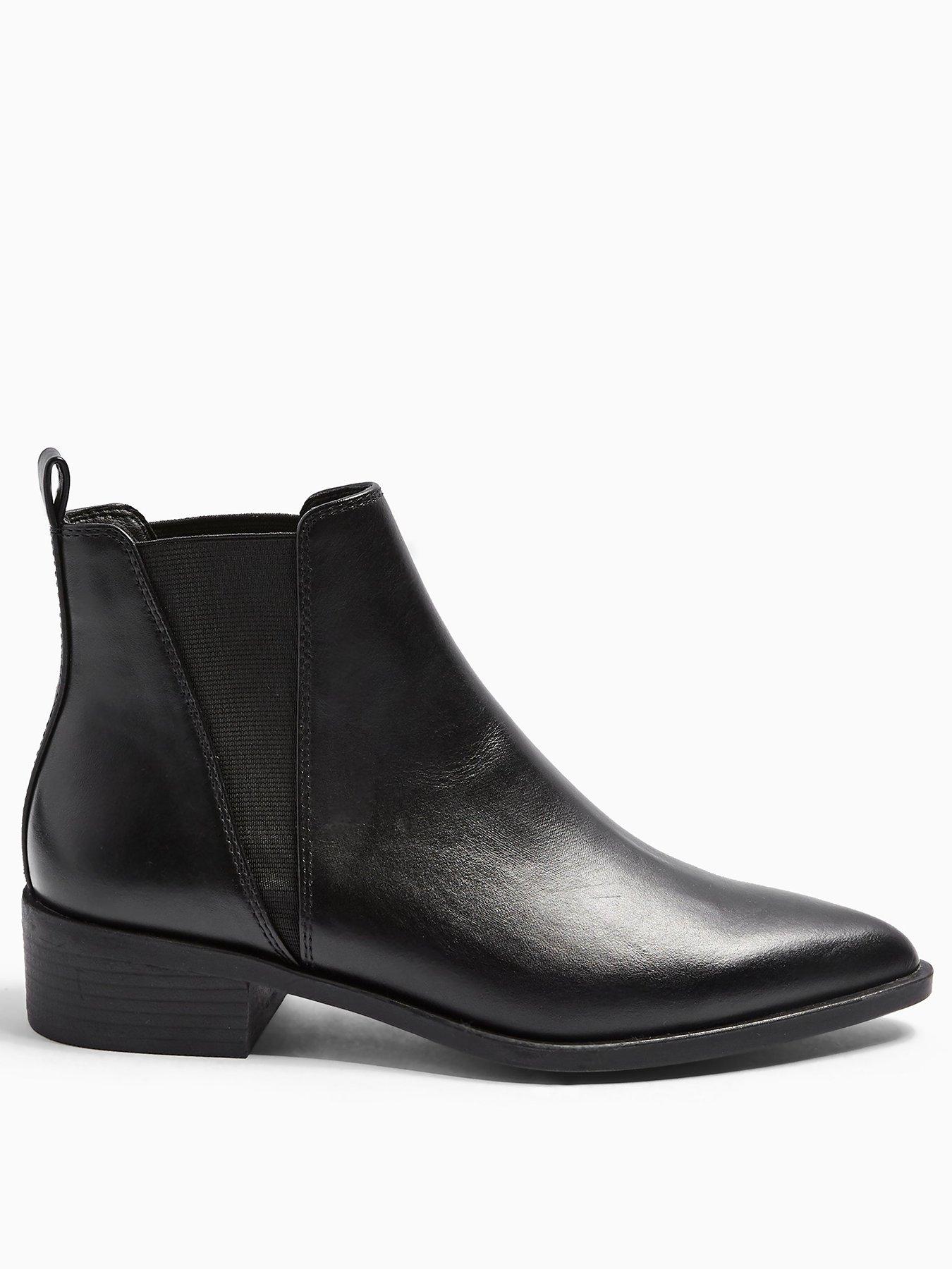 topshop black chelsea boots