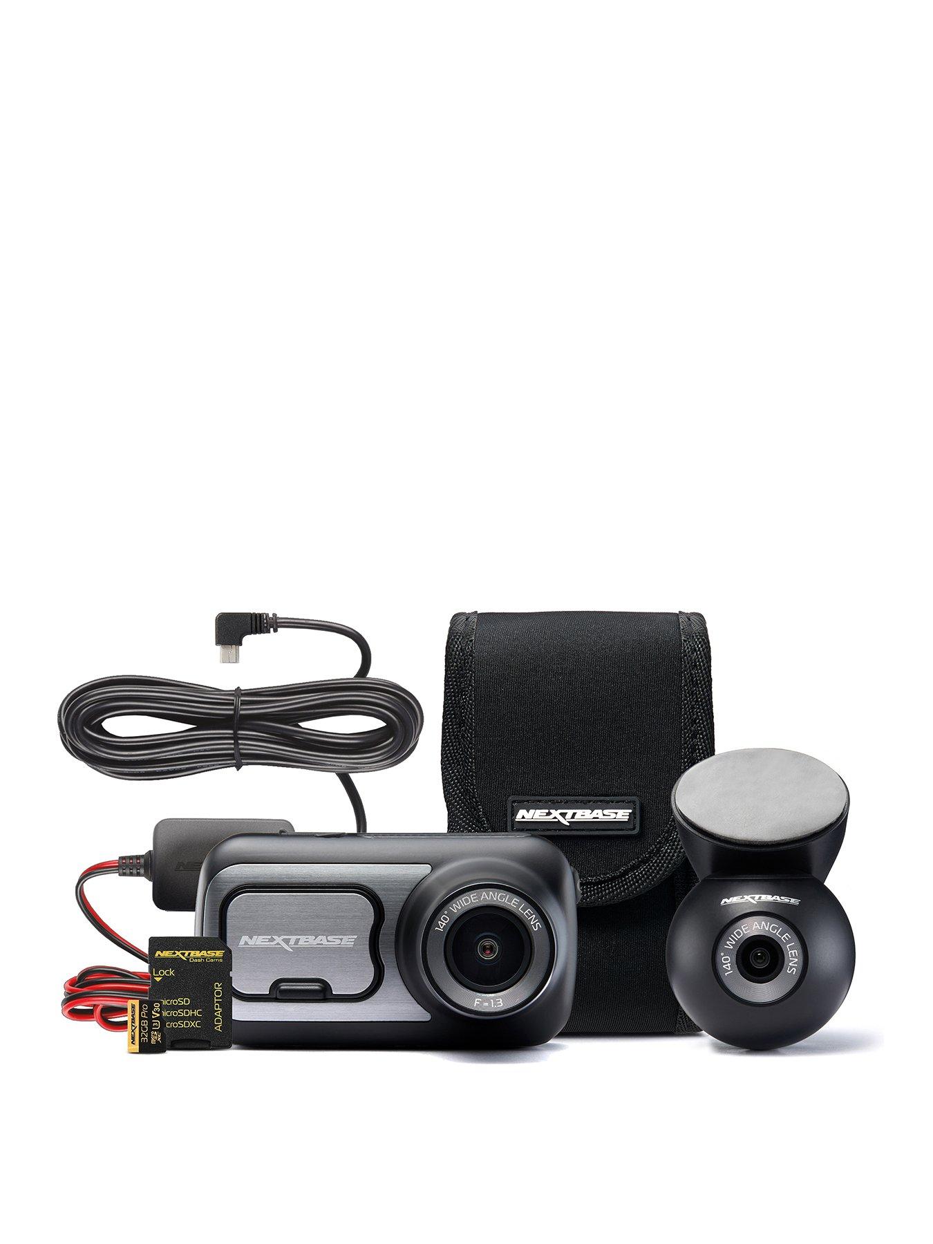 Nextbase 422 Dash Cam Exclusive Bundle with Rear Camera, 32GB Memory Card and Carry Case