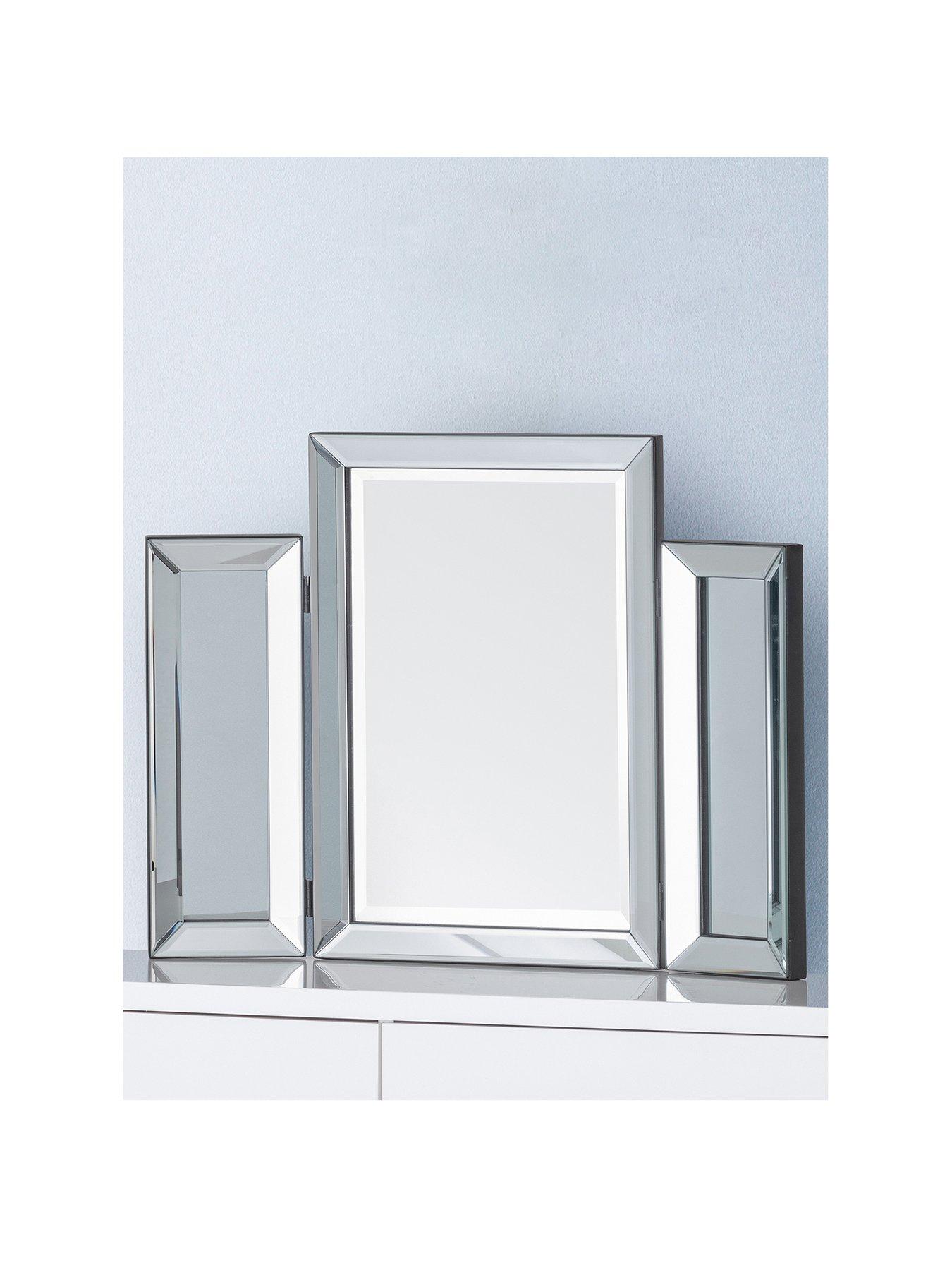 folding dressing table mirror