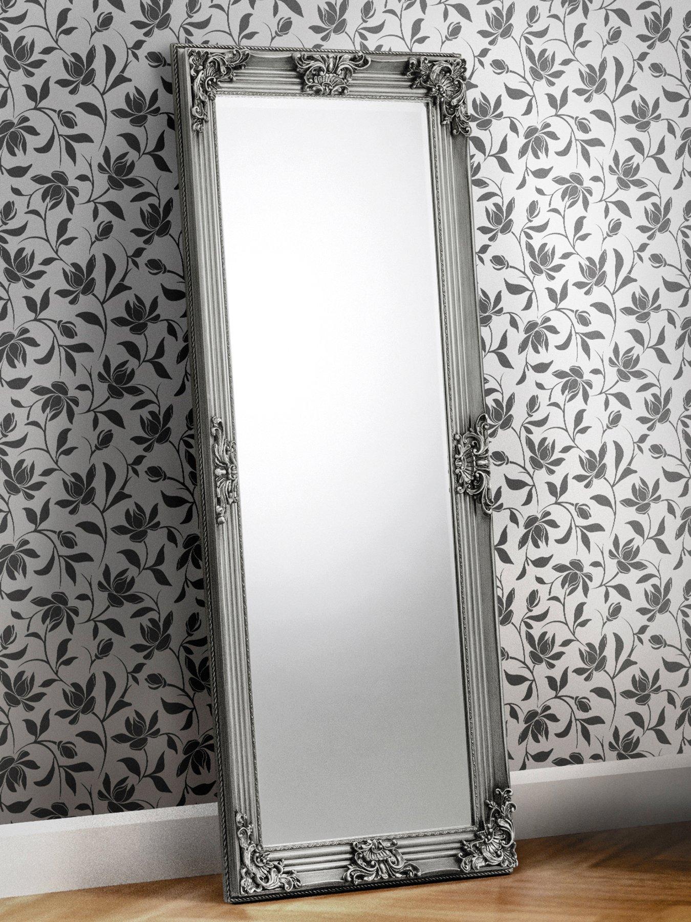Product photograph of Julian Bowen Rococo Leaner Full Length Dress Mirror from very.co.uk