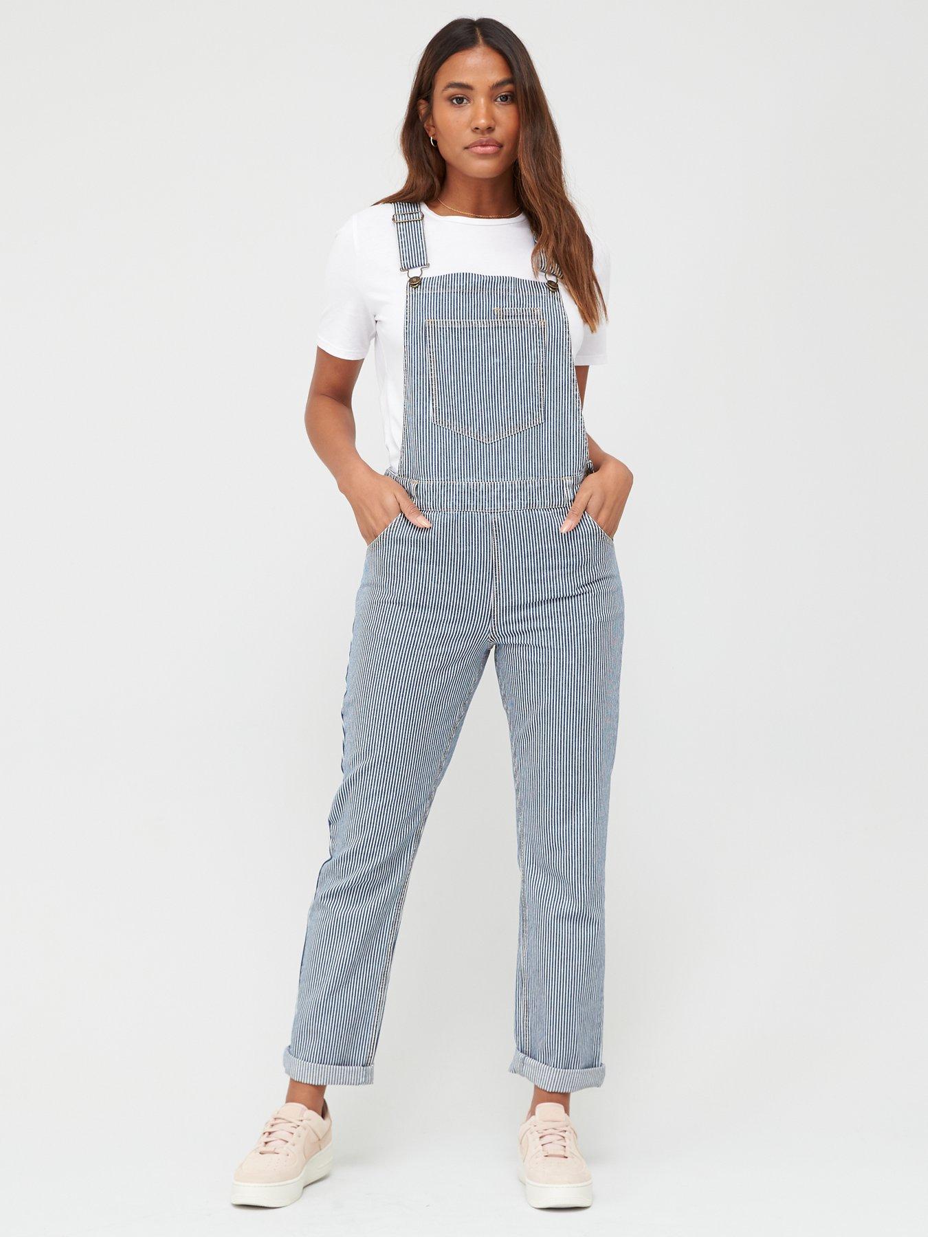 striped dungarees womens