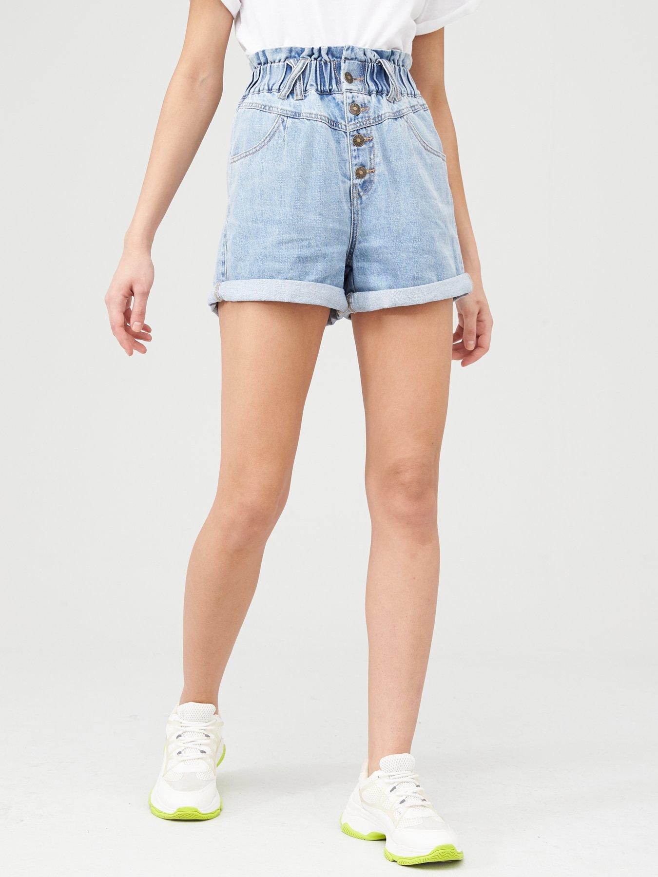 V By Very Paperbag Waist Denim Short review