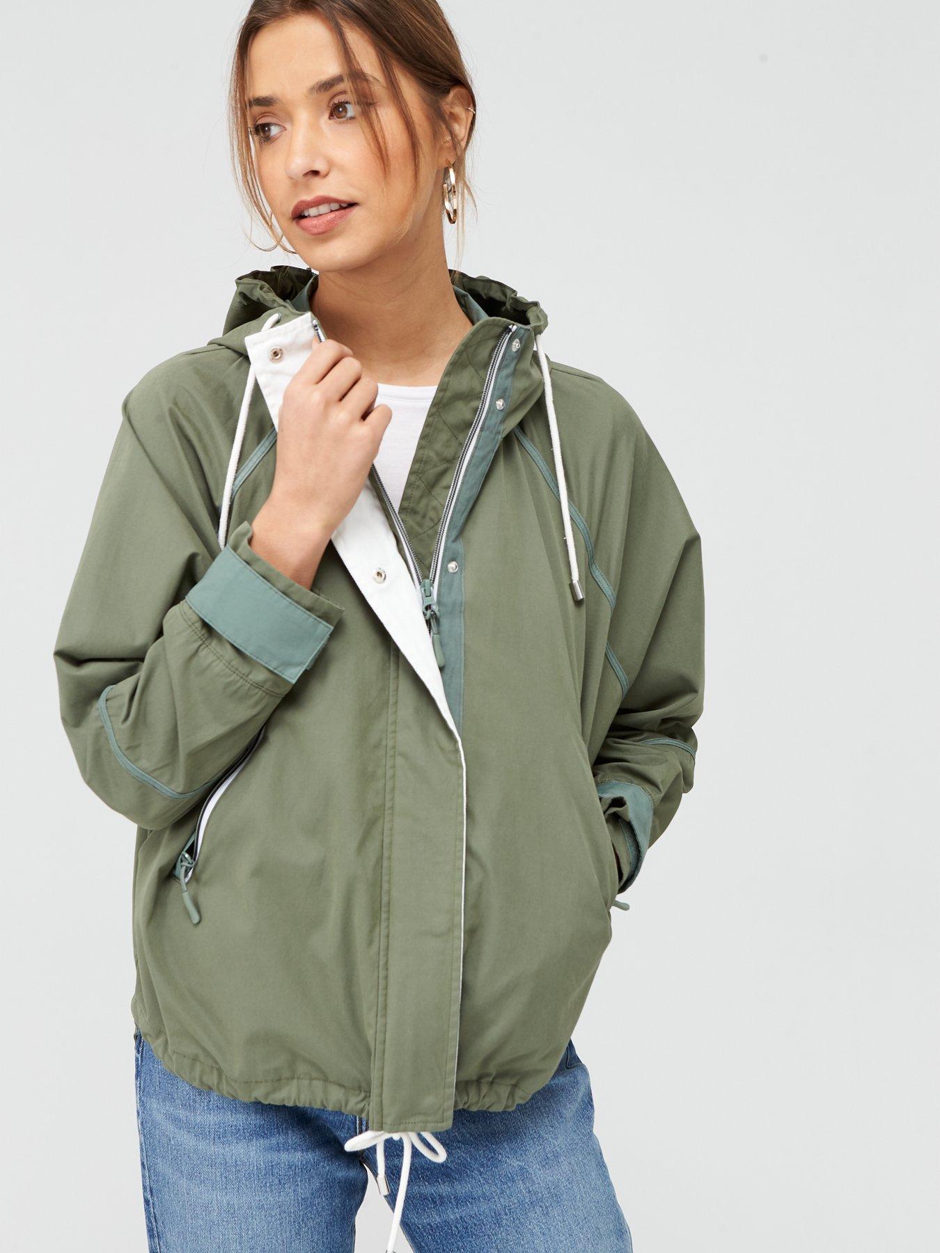 utility hooded jacket