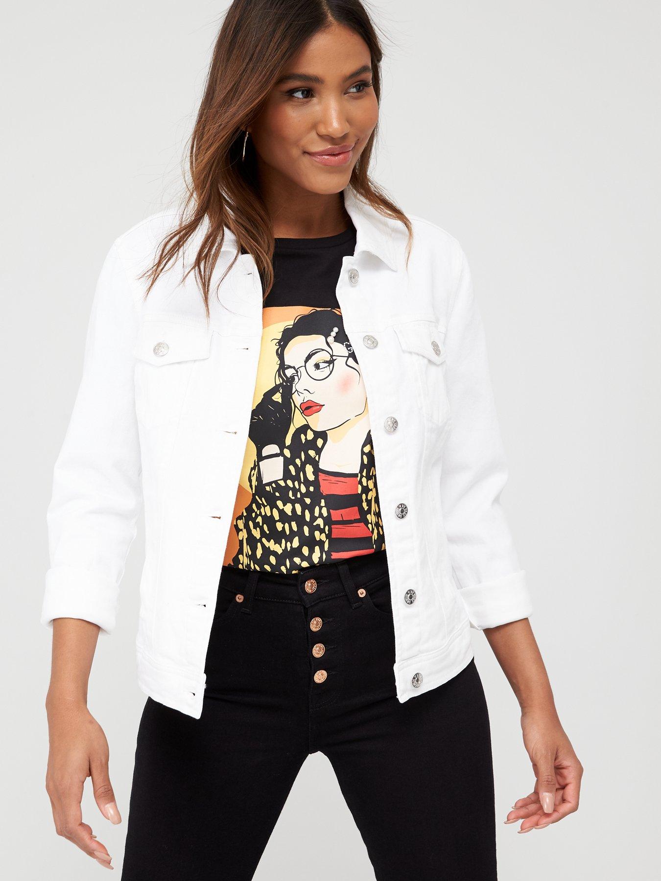 white levi jacket womens