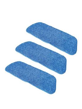 Product photograph of Addis Pack Of 3 Spray Mop Microfibre Replacement Pads from very.co.uk