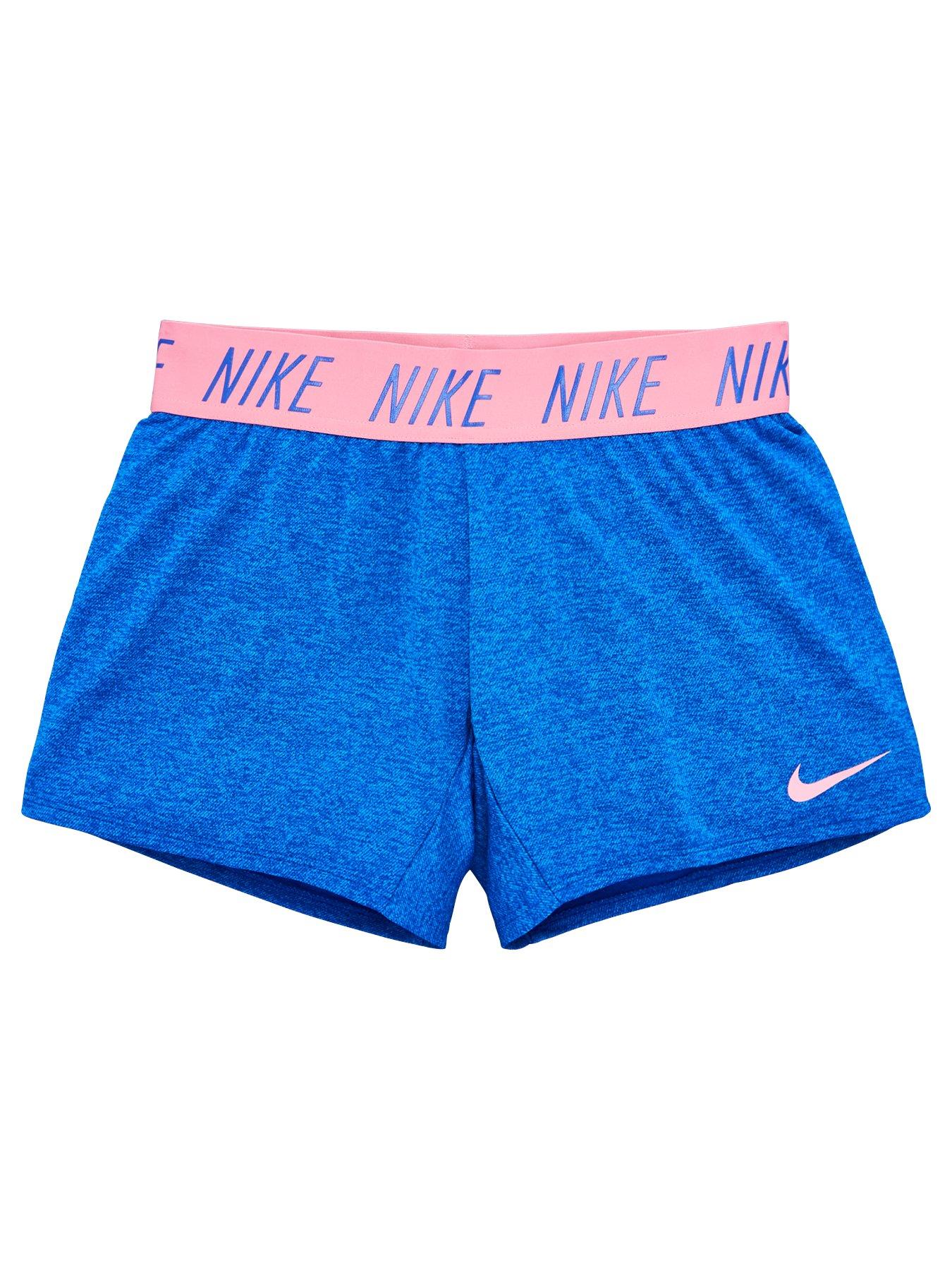 girls pink nike shorts