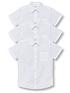  image of v-by-very-boys-3-pack-short-sleeved-school-shirt-white