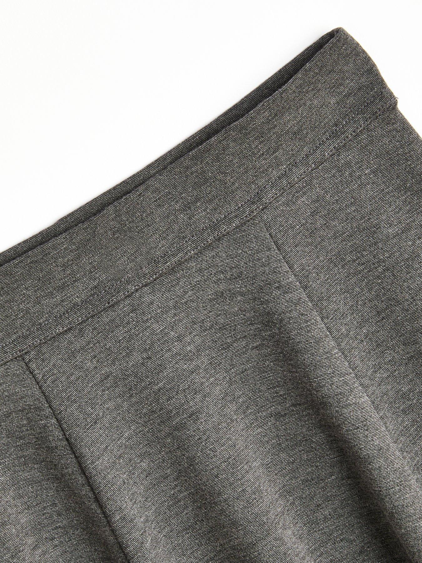 Image 5 of 5 of V by Very Girls 2 Pack Jersey School Skater Skirts - Grey