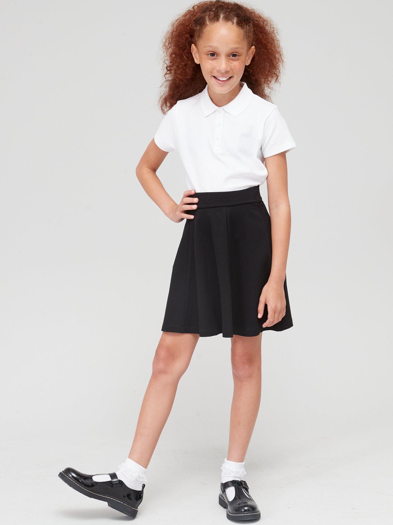 Grey jersey skirt school best sale