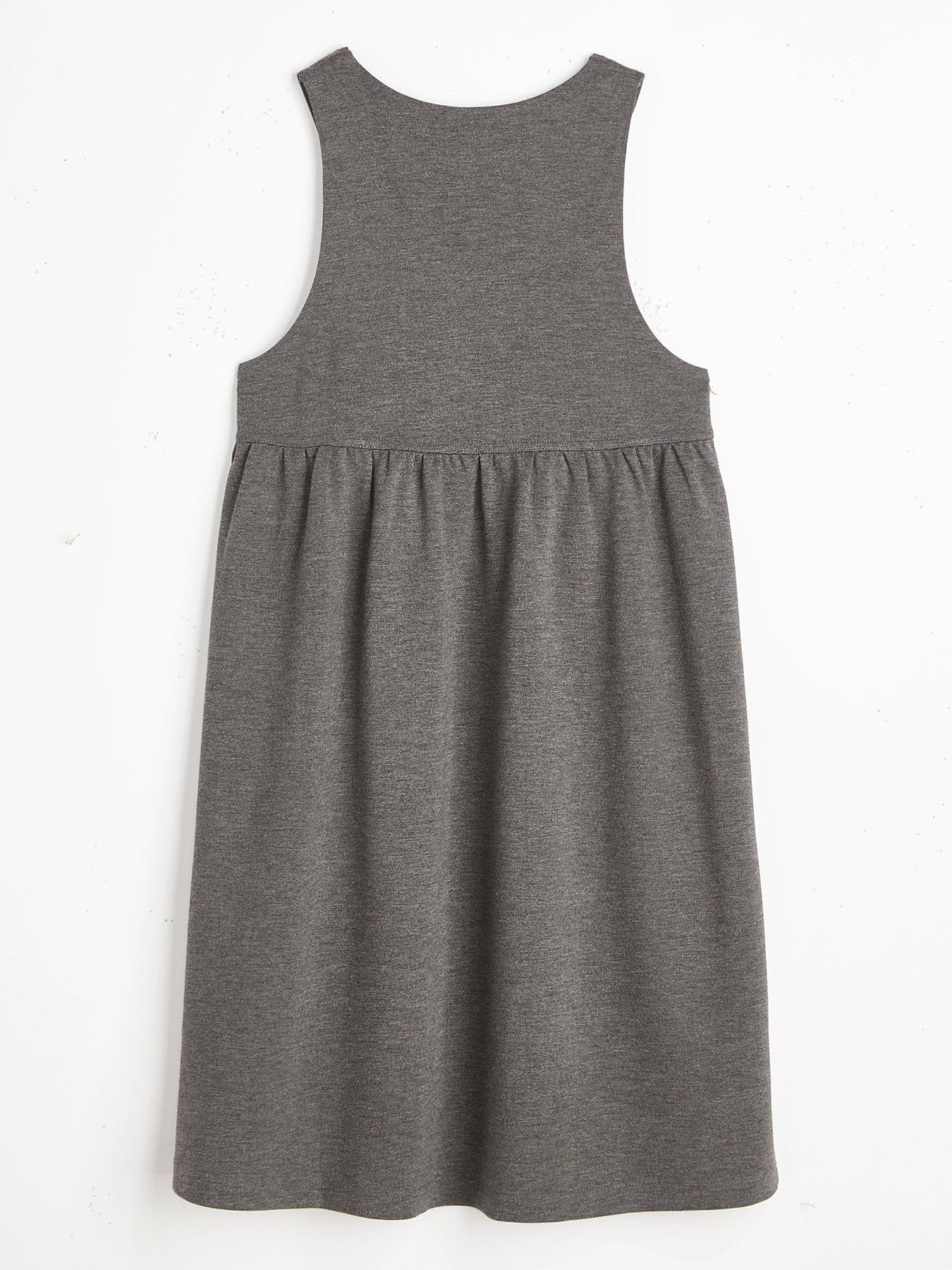 Girls clearance jersey pinafore