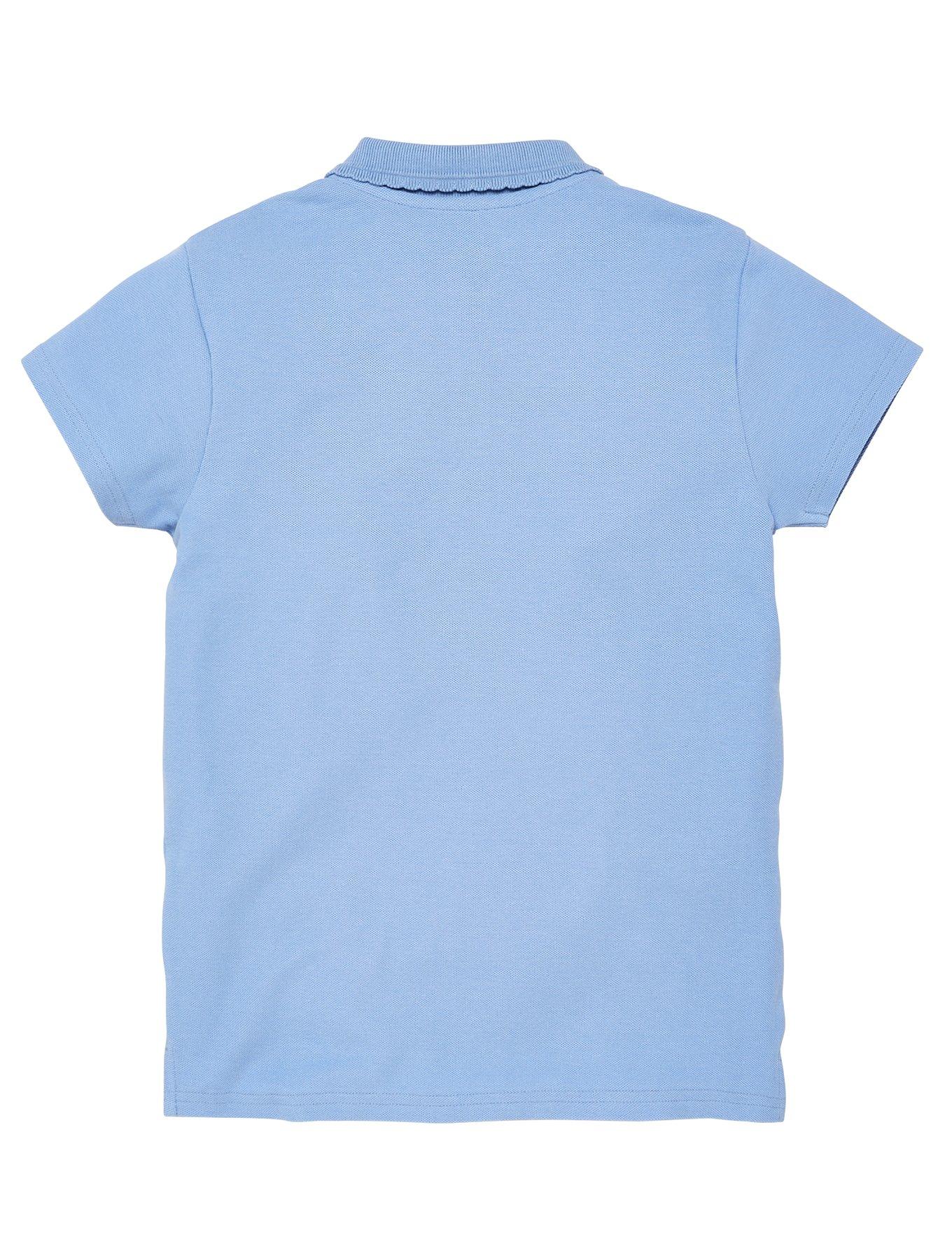 Girls blue school clearance polo