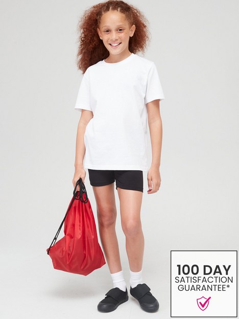 everyday-girls-2-pack-school-cycling-shorts-black
