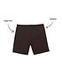  image of v-by-very-girls-2-pack-school-cycling-shorts-black